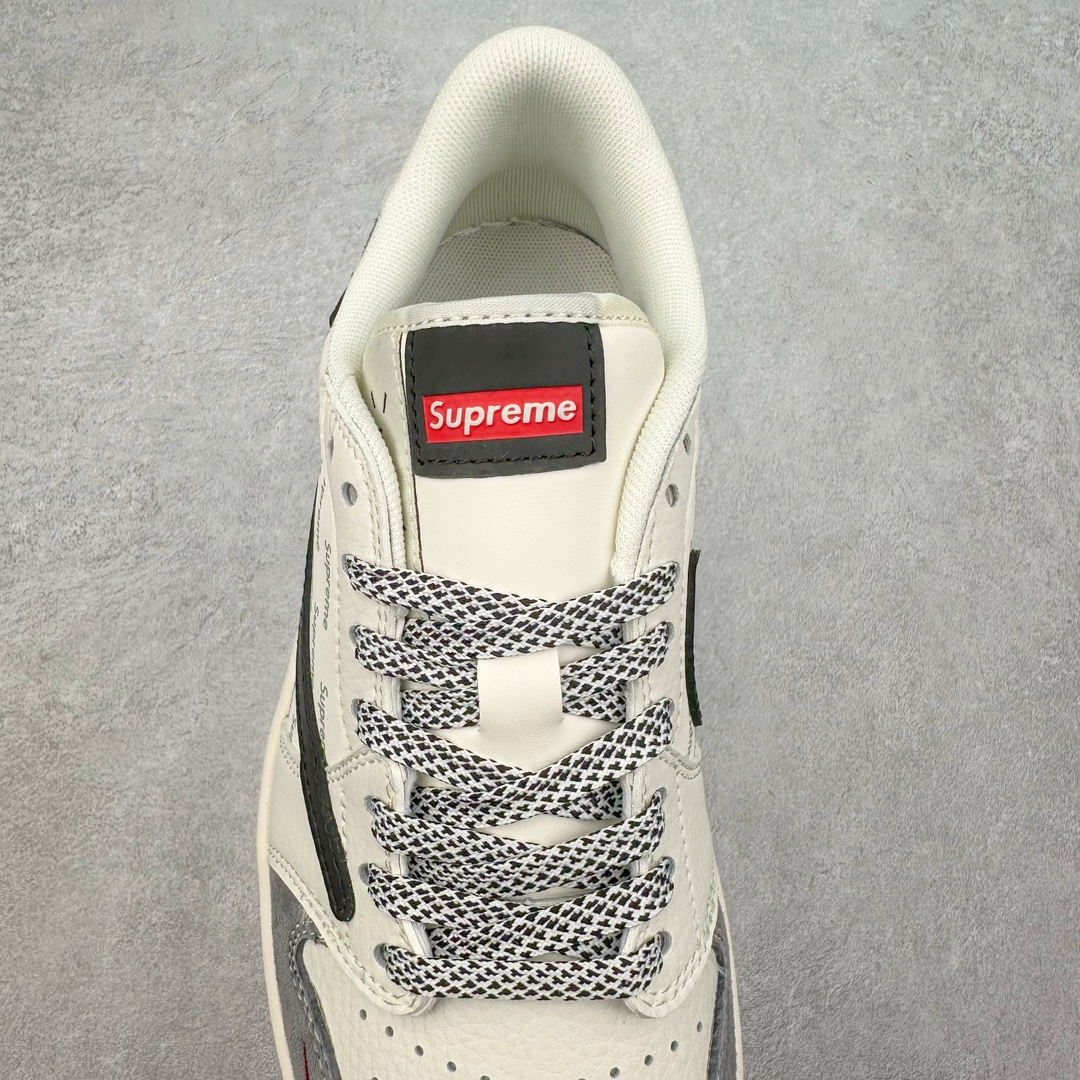 图片[5]-TS x Air Jordan AJ1 Low 倒钩低帮联名定制配色 XY2688-120 原厂内置气垫魔块 A模大底 头层小牛皮 鞋舌AJ原厂专用牛津布+AJ专用反口珍珠布+原厂无杂质高弹内里海棉+特殊封边弹力鞋带 尺码：36 36.5 37.5 38 38.5 39 40 40.5 41 42 42.5 43 44 44.5 45 46 47.5-选品中心