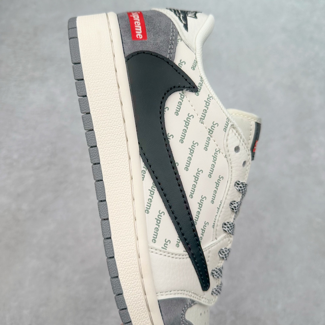 图片[6]-TS x Air Jordan AJ1 Low 倒钩低帮联名定制配色 XY2688-120 原厂内置气垫魔块 A模大底 头层小牛皮 鞋舌AJ原厂专用牛津布+AJ专用反口珍珠布+原厂无杂质高弹内里海棉+特殊封边弹力鞋带 尺码：36 36.5 37.5 38 38.5 39 40 40.5 41 42 42.5 43 44 44.5 45 46 47.5-选品中心