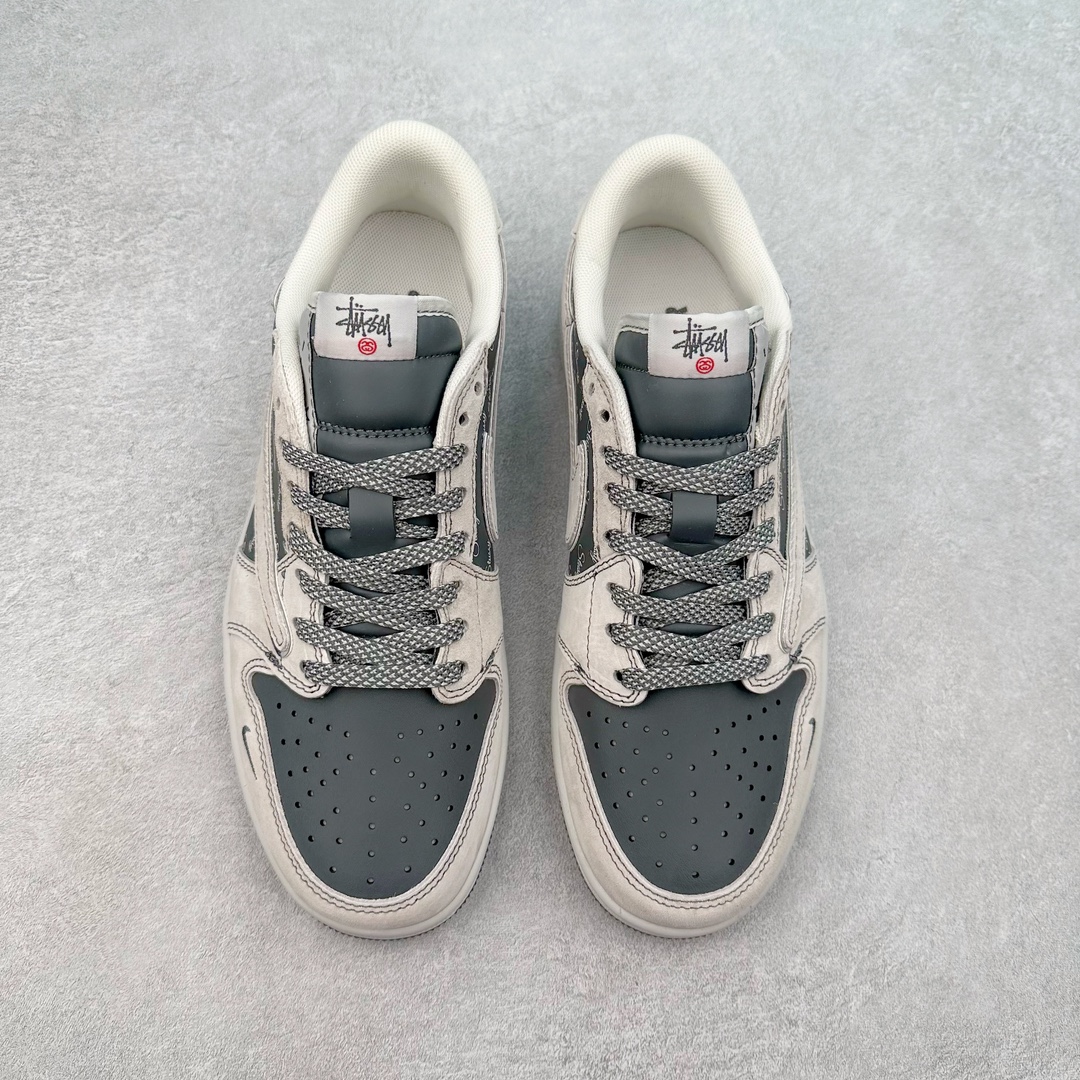 图片[2]-TS x Air Jordan AJ1 Low 倒钩低帮联名定制配色 XZ3398-002 原厂内置气垫魔块 A模大底 头层小牛皮 鞋舌AJ原厂专用牛津布+AJ专用反口珍珠布+原厂无杂质高弹内里海棉+特殊封边弹力鞋带 尺码：36 36.5 37.5 38 38.5 39 40 40.5 41 42 42.5 43 44 44.5 45 46 47.5-选品中心