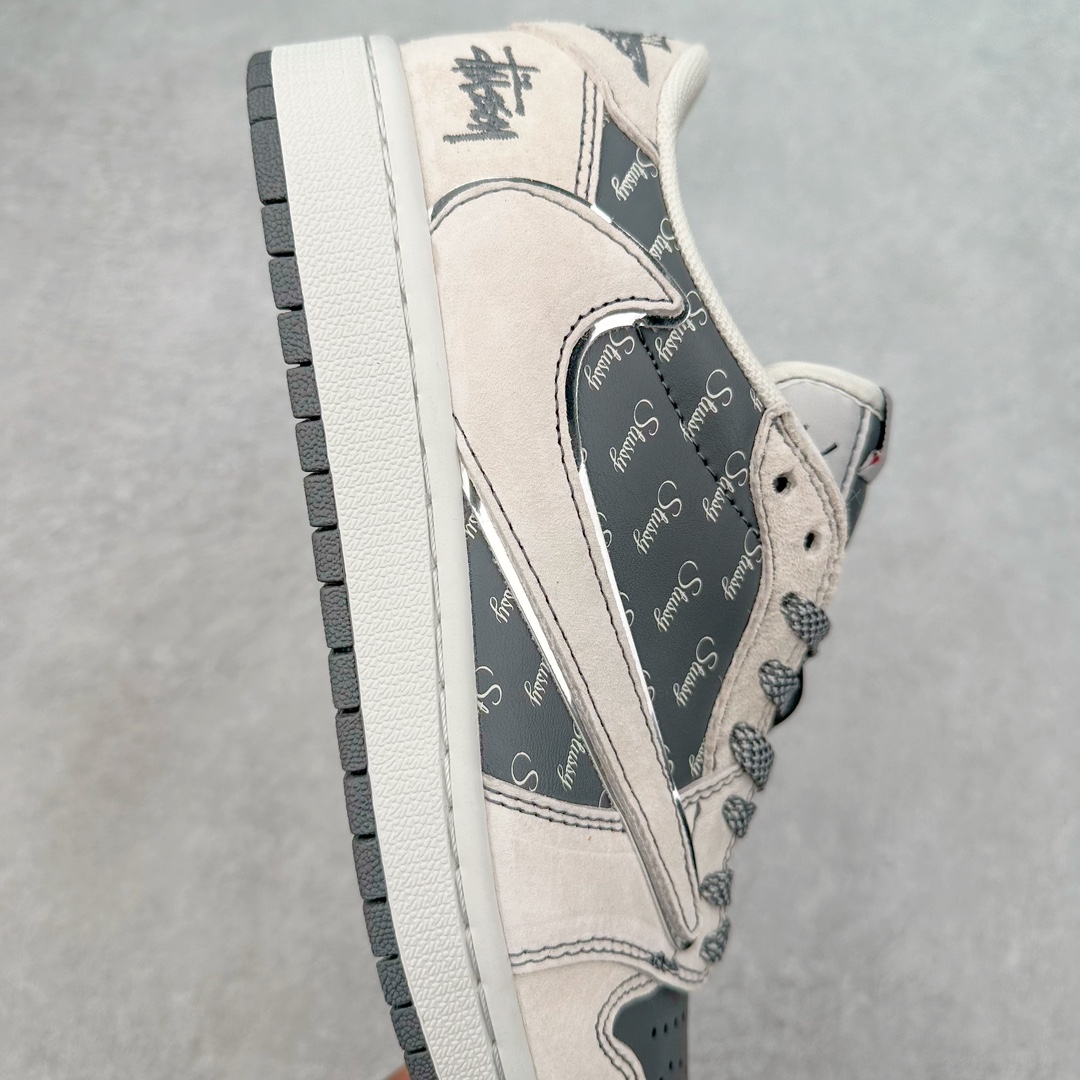 图片[6]-TS x Air Jordan AJ1 Low 倒钩低帮联名定制配色 XZ3398-002 原厂内置气垫魔块 A模大底 头层小牛皮 鞋舌AJ原厂专用牛津布+AJ专用反口珍珠布+原厂无杂质高弹内里海棉+特殊封边弹力鞋带 尺码：36 36.5 37.5 38 38.5 39 40 40.5 41 42 42.5 43 44 44.5 45 46 47.5-选品中心