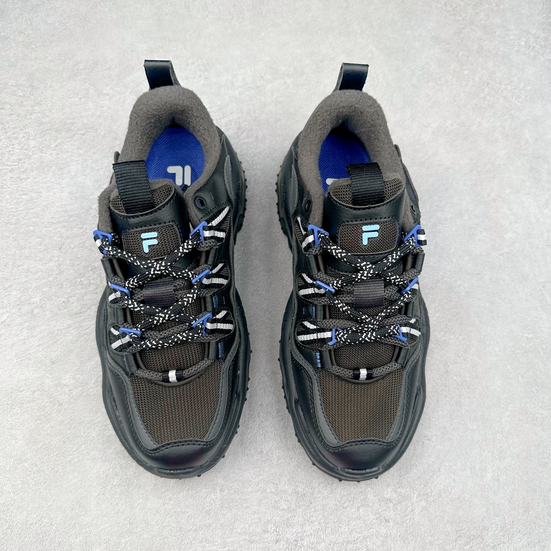 图片[2]-斐乐FILA FUSION QD96 熔岩系列老爹风增高复古中性休闲运动慢跑鞋 #原楦原纸版数据开发#采用纤维皮革饰片拼接透气网布材质#独立发泡EVA中底+耐磨橡胶外底，明显增高4.5CM 尺码：36 36.5 37.5 38 38.5 39 40-选品中心