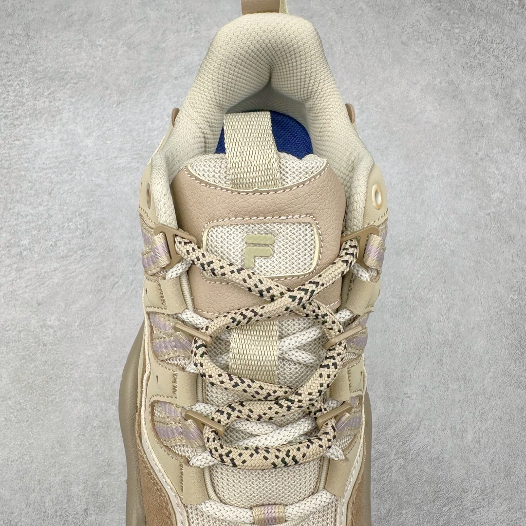 图片[5]-斐乐FILA FUSION QD96 熔岩系列老爹风增高复古中性休闲运动慢跑鞋 #原楦原纸版数据开发#采用纤维皮革饰片拼接透气网布材质#独立发泡EVA中底+耐磨橡胶外底，明显增高4.5CM 尺码：36 36.5 37.5 38 38.5 39 40-选品中心