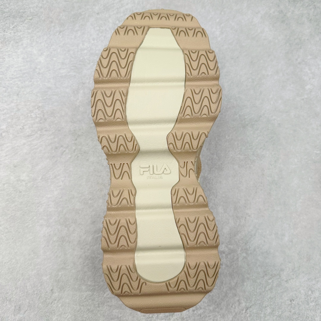 图片[9]-斐乐FILA FUSION QD96 熔岩系列老爹风增高复古中性休闲运动慢跑鞋 #原楦原纸版数据开发#采用纤维皮革饰片拼接透气网布材质#独立发泡EVA中底+耐磨橡胶外底，明显增高4.5CM 尺码：36 36.5 37.5 38 38.5 39 40-选品中心