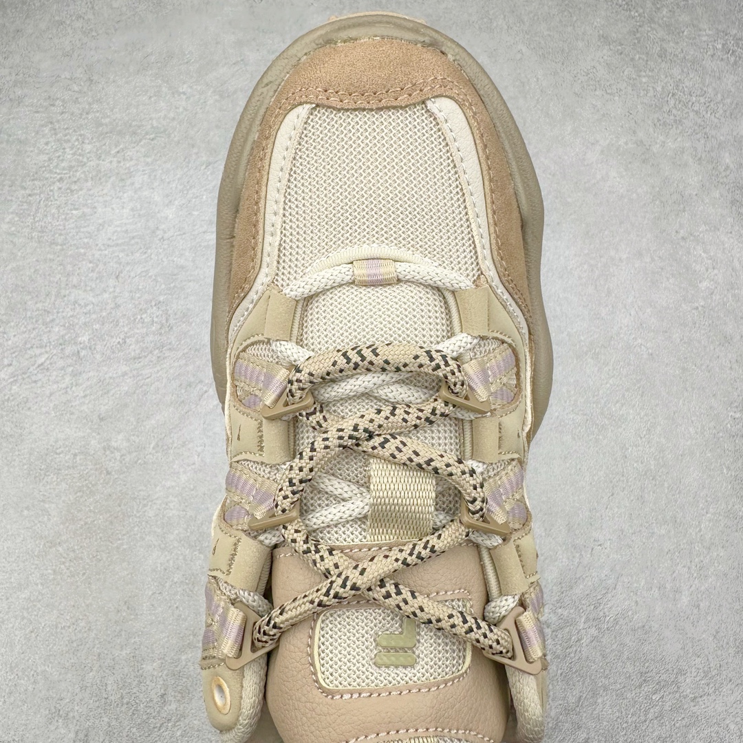 图片[4]-斐乐FILA FUSION QD96 熔岩系列老爹风增高复古中性休闲运动慢跑鞋 #原楦原纸版数据开发#采用纤维皮革饰片拼接透气网布材质#独立发泡EVA中底+耐磨橡胶外底，明显增高4.5CM 尺码：36 36.5 37.5 38 38.5 39 40-选品中心