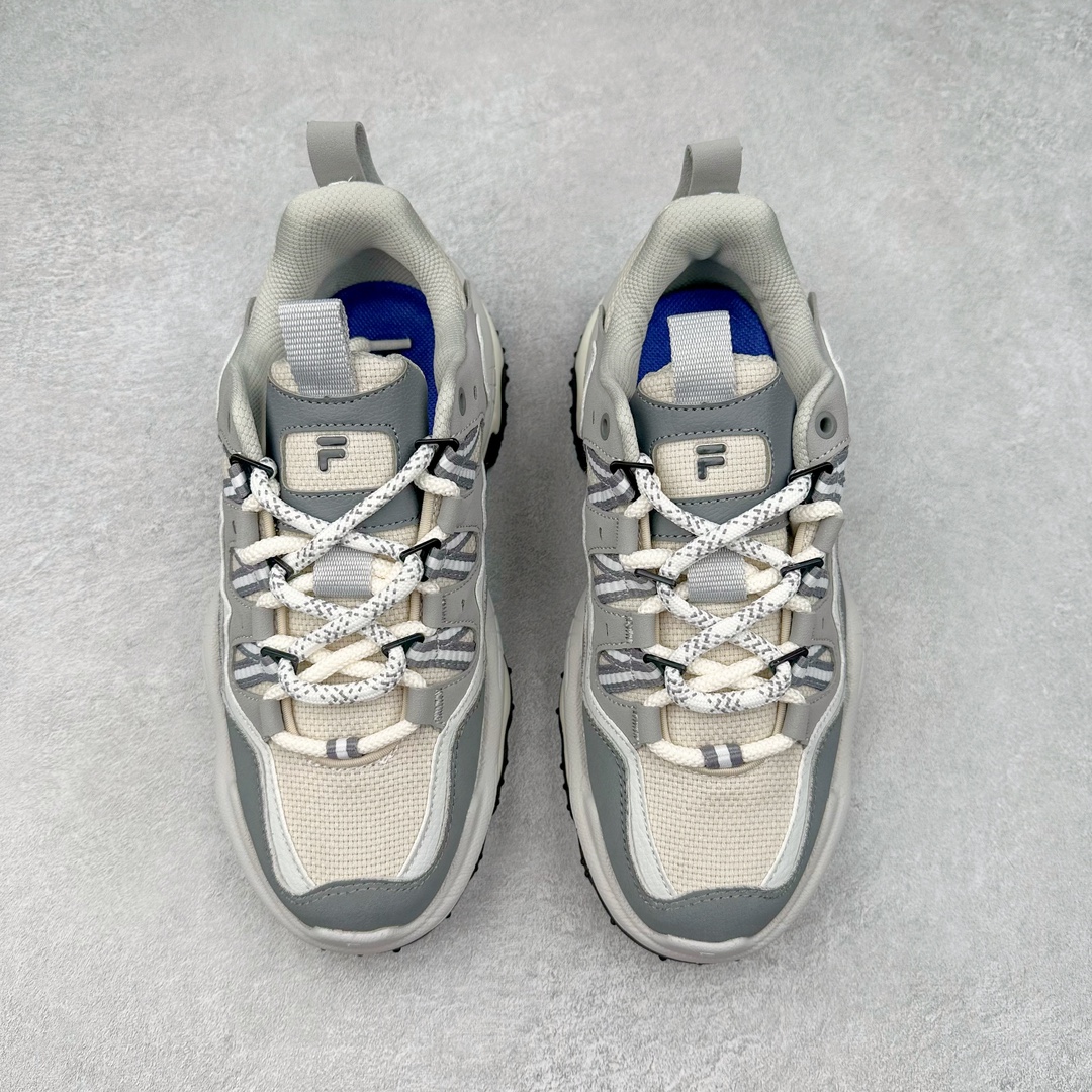 图片[2]-斐乐FILA FUSION QD96 熔岩系列老爹风增高复古中性休闲运动慢跑鞋 #原楦原纸版数据开发#采用纤维皮革饰片拼接透气网布材质#独立发泡EVA中底+耐磨橡胶外底，明显增高4.5CM 尺码：36 36.5 37.5 38 38.5 39 40-选品中心