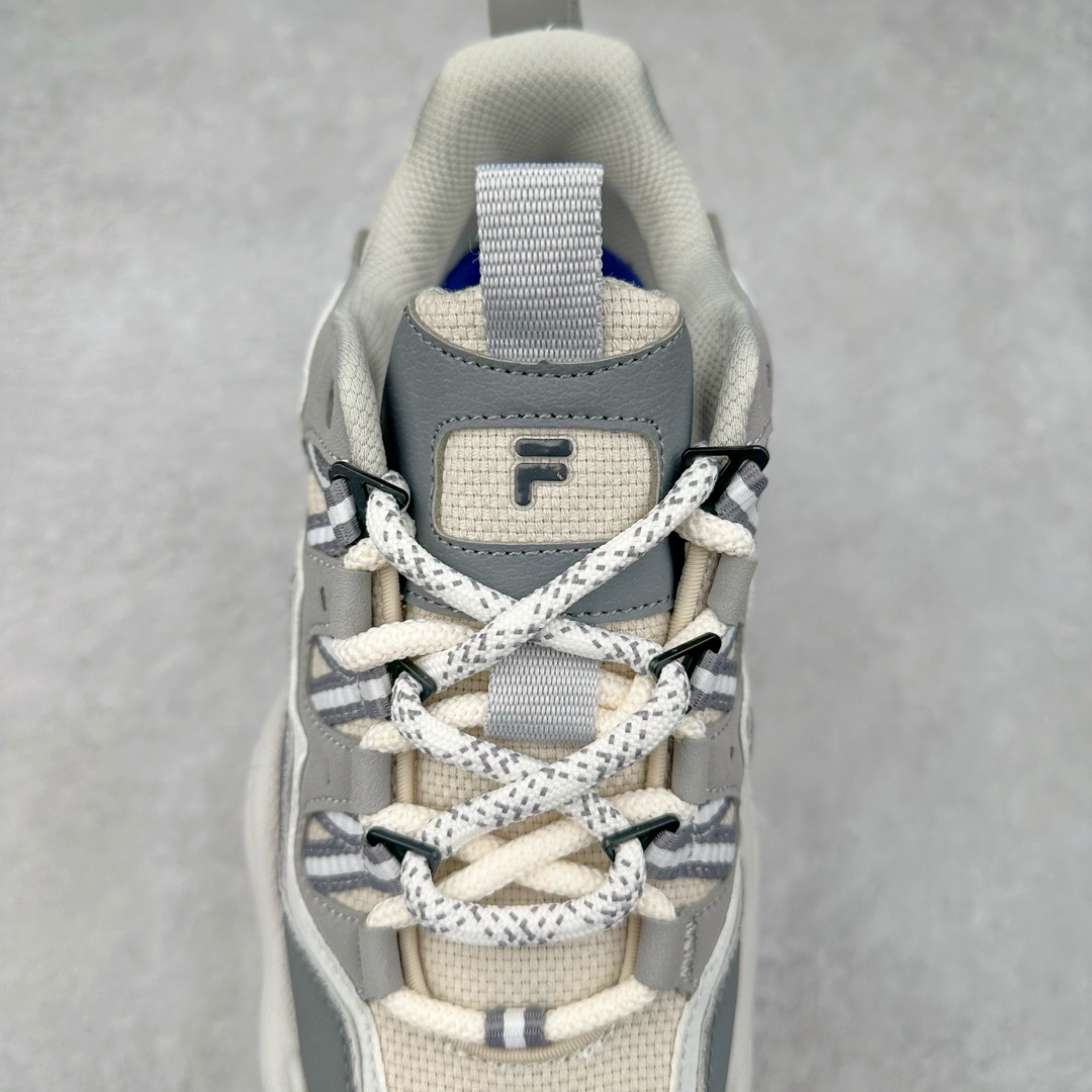 图片[5]-斐乐FILA FUSION QD96 熔岩系列老爹风增高复古中性休闲运动慢跑鞋 #原楦原纸版数据开发#采用纤维皮革饰片拼接透气网布材质#独立发泡EVA中底+耐磨橡胶外底，明显增高4.5CM 尺码：36 36.5 37.5 38 38.5 39 40-选品中心