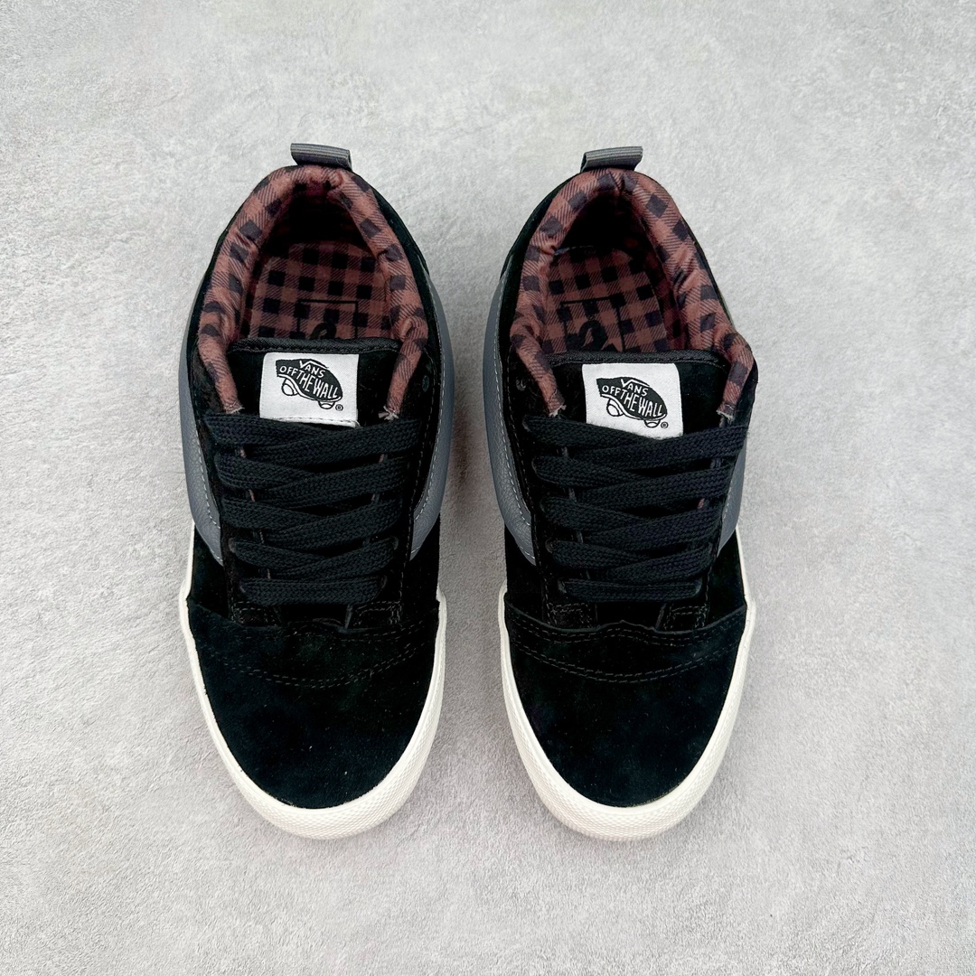 图片[2]-Vans Knu Skool 黑色 万斯低帮复古休闲硫化面包鞋 肥胖版大LOGO原版全皮猪八面料 货号：VN000CS0239 尺码：35 36 36.5 37 38 38.5 39 40 40.5 41 42 42.5 43 44-选品中心