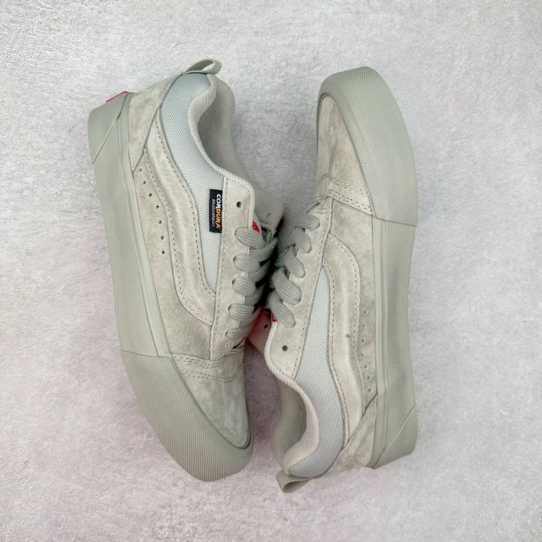 图片[3]-Vans Knu Skool 灰色 万斯低帮复古休闲硫化面包鞋 肥胖版大LOGO原版全皮猪八面料 货号：VN000CS0239 尺码：35 36 36.5 37 38 38.5 39 40 40.5 41 42 42.5 43 44-选品中心