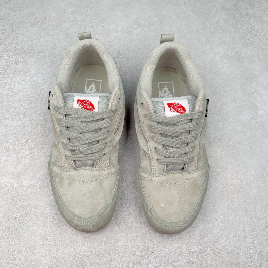 图片[2]-Vans Knu Skool 灰色 万斯低帮复古休闲硫化面包鞋 肥胖版大LOGO原版全皮猪八面料 货号：VN000CS0239 尺码：35 36 36.5 37 38 38.5 39 40 40.5 41 42 42.5 43 44-选品中心