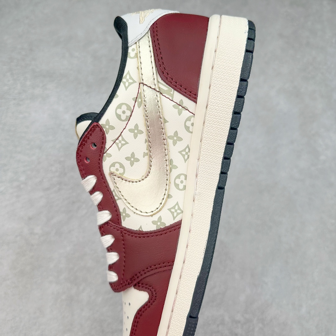 图片[7]-TS x Air Jordan AJ1 Low 倒钩低帮联名定制配色 LX1988-400 原厂内置气垫魔块 A模大底 头层小牛皮 鞋舌AJ原厂专用牛津布+AJ专用反口珍珠布+原厂无杂质高弹内里海棉+特殊封边弹力鞋带 尺码：36 36.5 37.5 38 38.5 39 40 40.5 41 42 42.5 43 44 44.5 45 46 47.5-选品中心