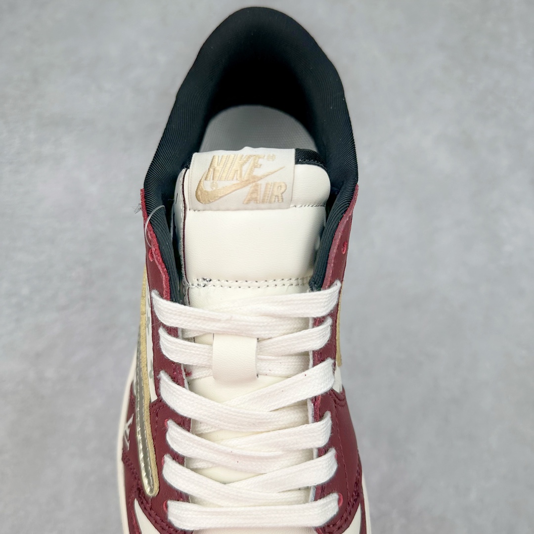 图片[5]-TS x Air Jordan AJ1 Low 倒钩低帮联名定制配色 LX1988-400 原厂内置气垫魔块 A模大底 头层小牛皮 鞋舌AJ原厂专用牛津布+AJ专用反口珍珠布+原厂无杂质高弹内里海棉+特殊封边弹力鞋带 尺码：36 36.5 37.5 38 38.5 39 40 40.5 41 42 42.5 43 44 44.5 45 46 47.5-选品中心