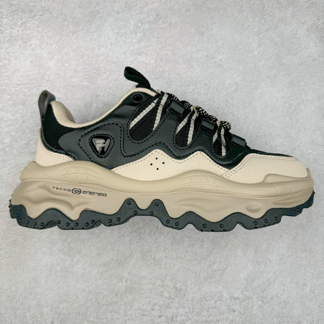 斐乐FILA FUSION QD96 熔岩系列老爹风增高复古中性休闲运动慢跑鞋 #原楦原纸版数据开发#采用纤维皮革饰片拼接透气网布材质#独立发泡EVA中底+耐磨橡胶外底，明显增高4.5CM 尺码：36 36.5 37.5 38 38.5 39 40-选品中心