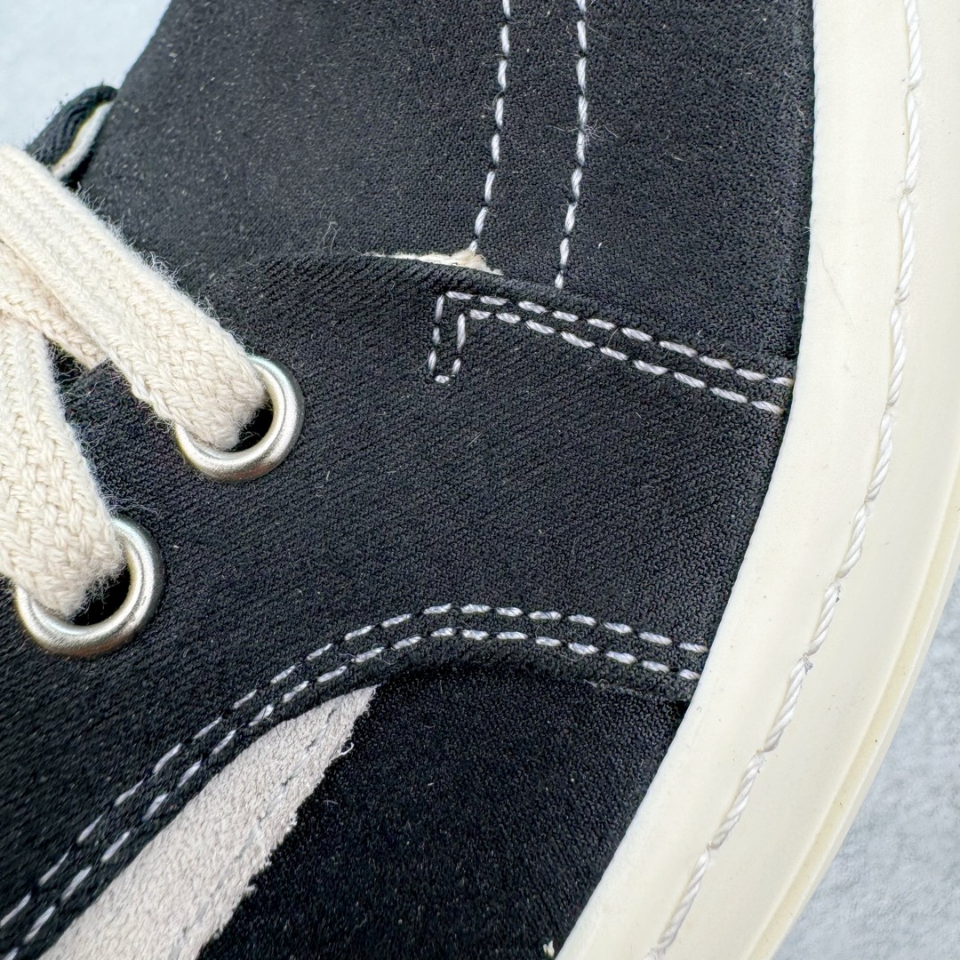 图片[14]-＃DG纯原 Rick Owens Drkshdw 瑞克·欧文斯皮面高帮时尚运动板鞋 黑白 二级市场已经7K以上 平台客户随意卖四位数 RO广东原厂出品 纯原天花板 原版一比一复刻 冲正绝不翻车 还原度达到百分之98以上 原楦开发纸版版型 ZP拆解原版1：1复模裁片纸版 力求做到0错位 这样才能达到和zp一致的鞋型味道 采用进口cnc数控机床开发对版独家tpu奶香大底 区别于市场所有版本 zp同源全头层粒面小牛皮 达到和zp一致手感 原厂进口细纹布 万邦订购原厂高弹粉红色海绵 内里搭配软质细腻羊皮 TPU高密度大底 软硬度透光度高已经测试和原版一致 尺码：36 37 38 39 40 41 42 43 44 45 46-选品中心