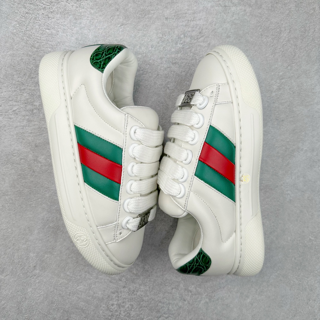 图片[3]-Gucci Distressed S 古驰厚底系列 经典原型复古百搭做旧老爹板鞋/复古学院风 怀旧版 原版做旧 尺码：35-44-选品中心