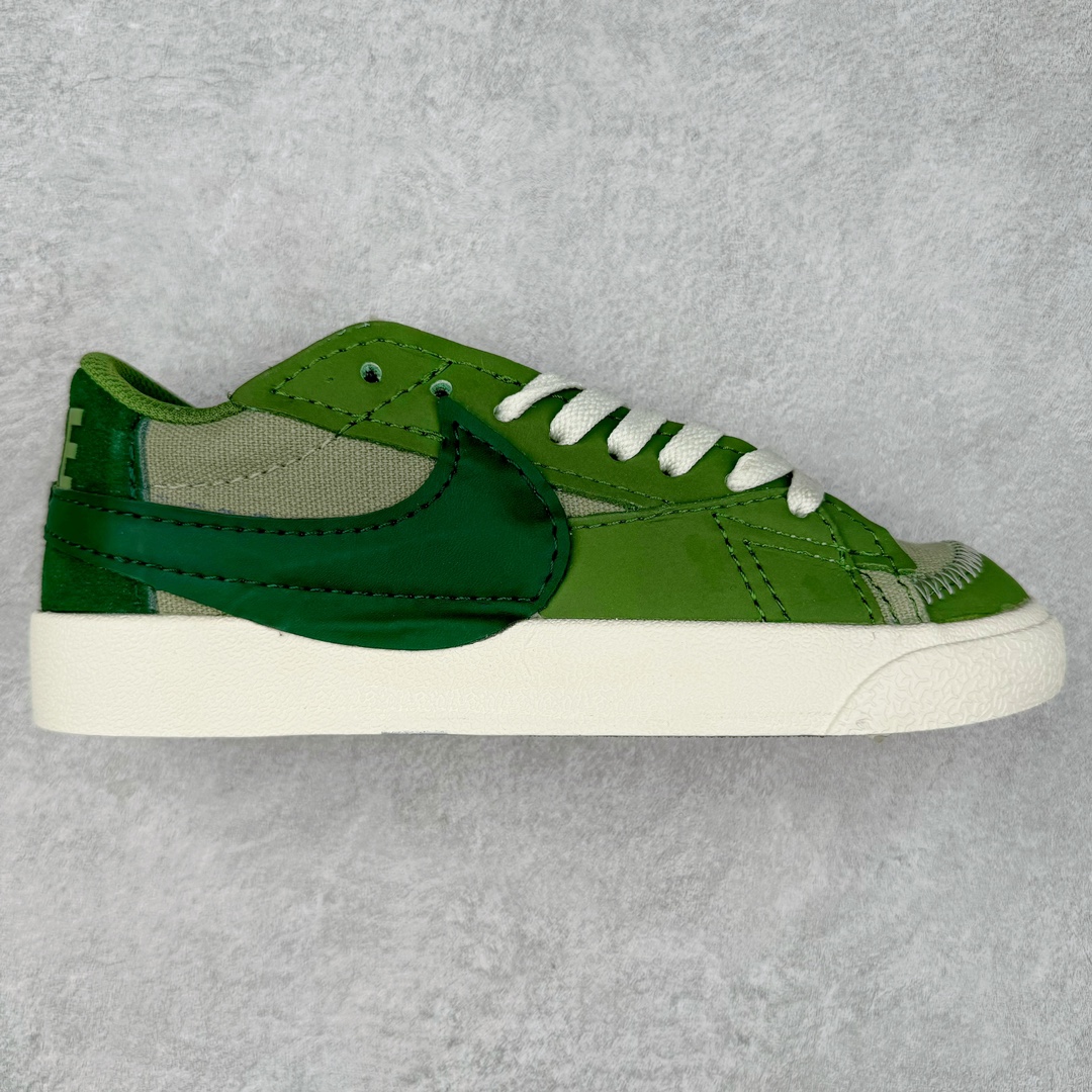 图片[3]-＃特价福利 NK Blazer Low \’77 Jumbo 开拓者大钩 DQ1470 焕新升级经典 Blazer 鞋款 大号 Swoosh 突出新时代更加张扬的潮流感 对经典的又一次改良升级 大号 Swoosh 设计结合宽大鞋带 符合当下潮流意趣 橡胶外底融入凸起人字形底纹增添几分户外感觉 尺码：36 36.5 37.5 38 38.5 39 40 40.5 41 42 42.5 43 44 44.5 45-选品中心