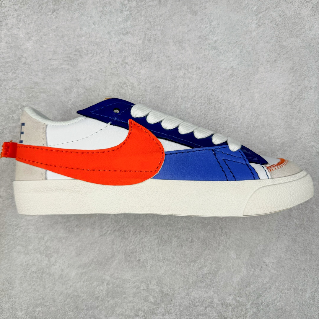 图片[6]-＃特价福利 NK Blazer Low \’77 Jumbo 开拓者大钩 DQ1470 焕新升级经典 Blazer 鞋款 大号 Swoosh 突出新时代更加张扬的潮流感 对经典的又一次改良升级 大号 Swoosh 设计结合宽大鞋带 符合当下潮流意趣 橡胶外底融入凸起人字形底纹增添几分户外感觉 尺码：36 36.5 37.5 38 38.5 39 40 40.5 41 42 42.5 43 44 44.5 45-选品中心