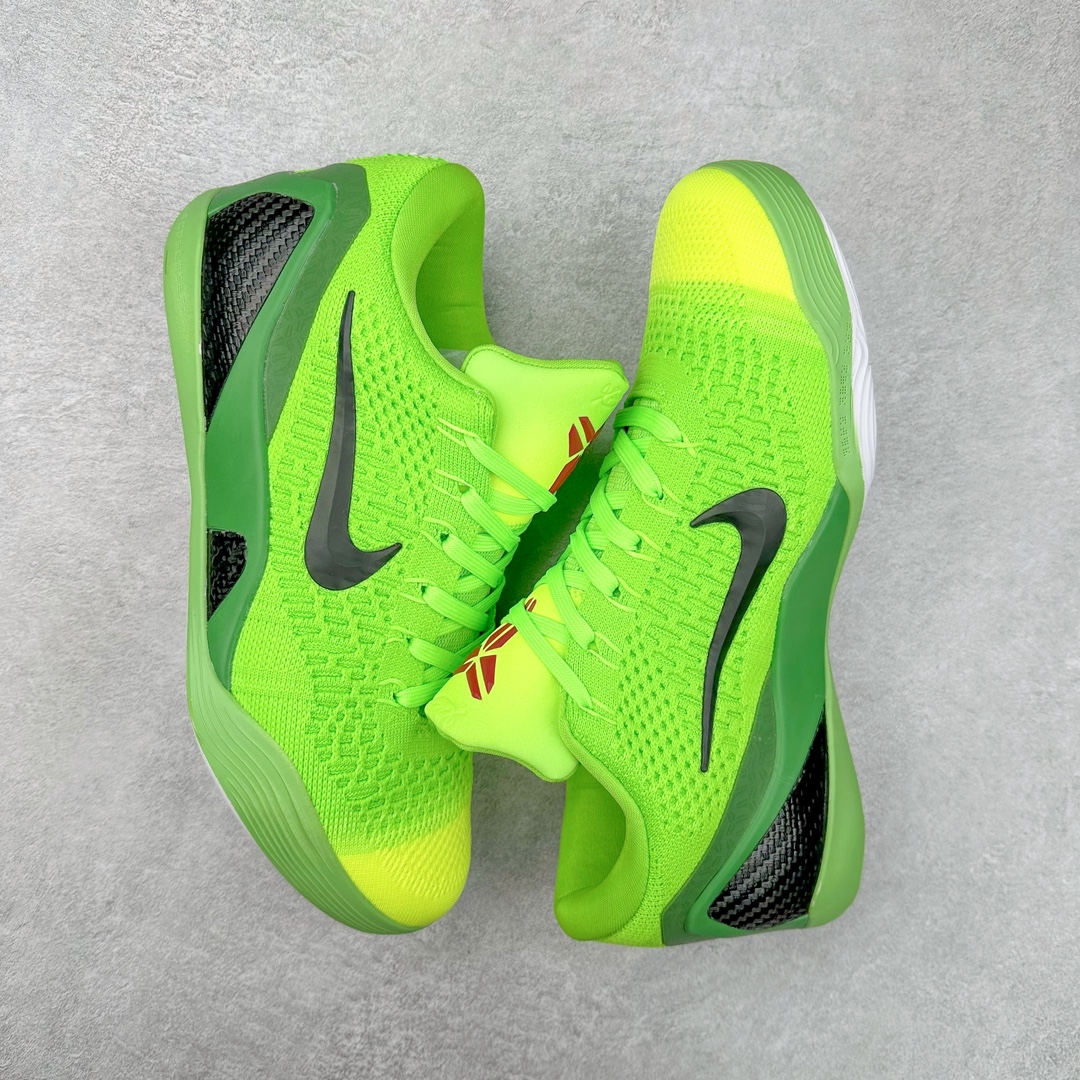 图片[3]-NK Kobe 9 Elite Protro 科比九代精英款低帮实战篮球鞋 FZ7334-100 设计灵感中与以往几代的耐克 ZOOM KOBE 系列一样，加入了签名，密码，碳板这些元素，在表达它的主人身份的同时，也显示了自己的与众不同。鞋后跟的九条红色代表的则是科比接受跟腱修复手术后的伤疤，象征了科比坚韧的赛场性格。此外，耐克Kobe 9 Elite也用到了耐克最新的 Flyknit科技，在使 耐克Kobe 9 Elite更加轻盈的同时，也变得更有支撑性与耐用性。鞋身两侧以及经常弯折的区域采用的则是更紧密的连接方式。看似夸张的超高帮设计并不会在实战中影响脚的感受，其完美的包裹性并没有降低耐克Kobe 9 Elite本身的灵活性。再夸张的动作，鞋面都会紧紧包裹脚部，丝毫不会影响发挥。尺码：40 40.5 41 42 42.5 43 44 44.5 45 46-选品中心