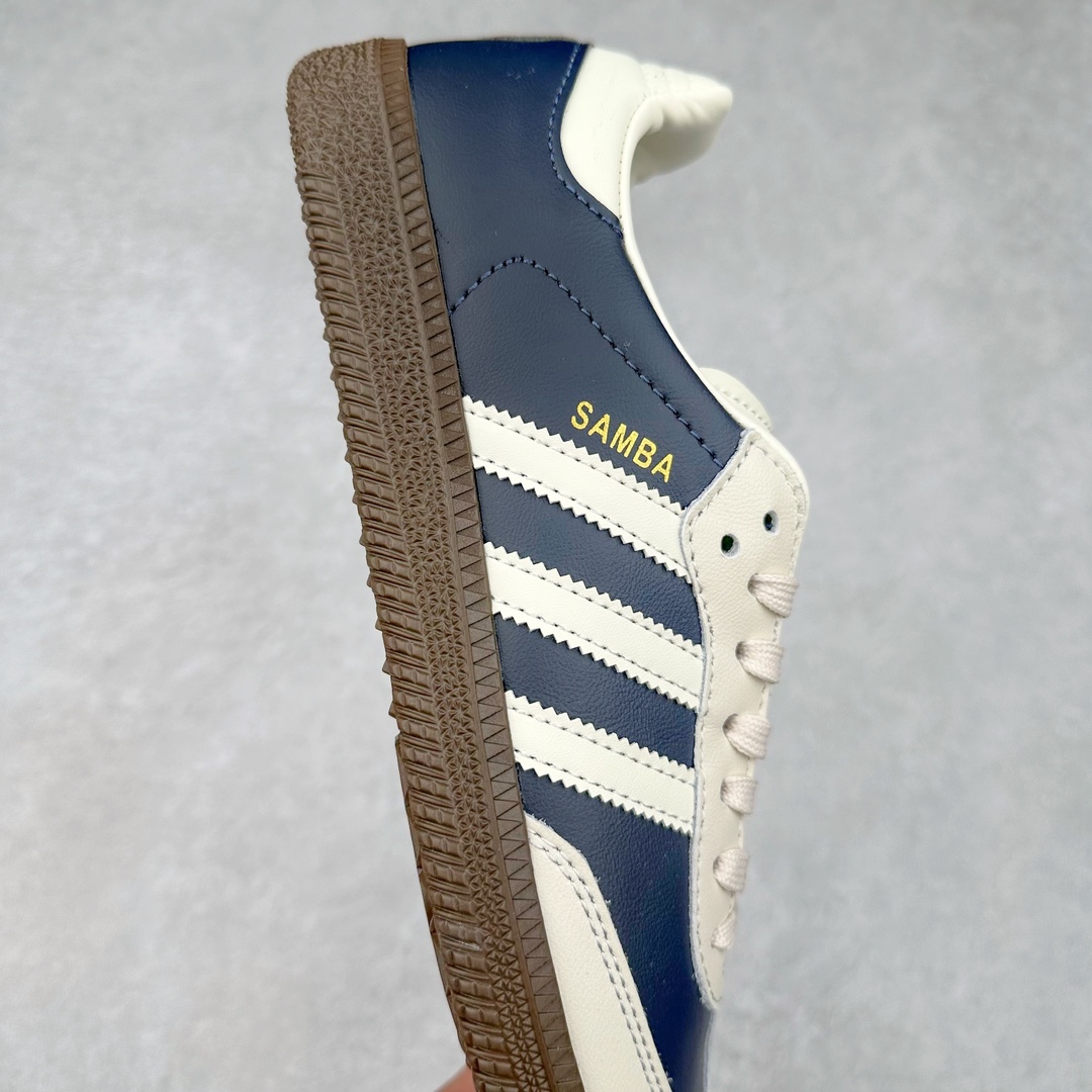 图片[6]-AD Original Samba OG 复古经典轻便板鞋 IG1968 这款桑巴鞋展示了高质量的工艺 带有装饰的超锁缝制和无缝的手感 柔软、柔软的皮革造型和标志性的3条纹完成了精致的外观 正规合身鞋带 鞋面上有绒面鞋垫 橡胶鞋底 享受正畸套筒软感 自50年代首次亮相以来就一直在赢得粉丝的青睐 尺码：36 36.5 37.5 38 38.5 39 40 40.5 41 42 42.5 43 44 44.5 45-选品中心