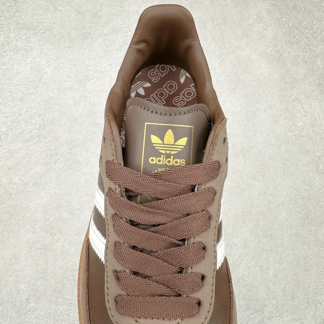 图片[5]-AD Original Samba OG 复古经典轻便板鞋 IE6522 这款桑巴鞋展示了高质量的工艺 带有装饰的超锁缝制和无缝的手感 柔软、柔软的皮革造型和标志性的3条纹完成了精致的外观 正规合身鞋带 鞋面上有绒面鞋垫 橡胶鞋底 享受正畸套筒软感 自50年代首次亮相以来就一直在赢得粉丝的青睐 尺码：36 36.5 37.5 38 38.5 39 40 40.5 41 42 42.5 43 44 44.5 45-选品中心