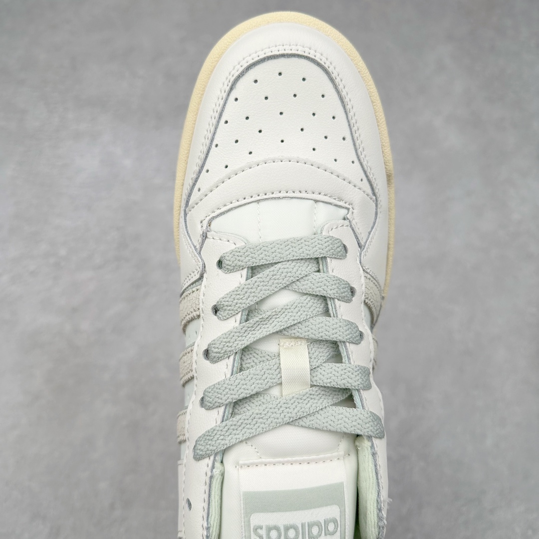 图片[4]-AD Forum 84 Low OG 低帮百搭潮流休闲运动板鞋 IG3973 以复古篮球鞋的外形为基础 采用皮革拼接 简约百搭 更加贴合舒适 中底内侧网格造型起到点睛之笔 外底橡胶 更显复古 尺码：36 36.5 37.5 38 38.5 39 40 40.5 41 42 42.5 43 44 44.5 45-选品中心