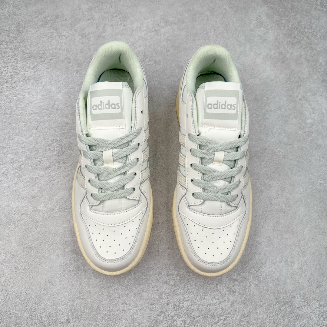 图片[2]-AD Forum 84 Low OG 低帮百搭潮流休闲运动板鞋 IG3973 以复古篮球鞋的外形为基础 采用皮革拼接 简约百搭 更加贴合舒适 中底内侧网格造型起到点睛之笔 外底橡胶 更显复古 尺码：36 36.5 37.5 38 38.5 39 40 40.5 41 42 42.5 43 44 44.5 45-选品中心