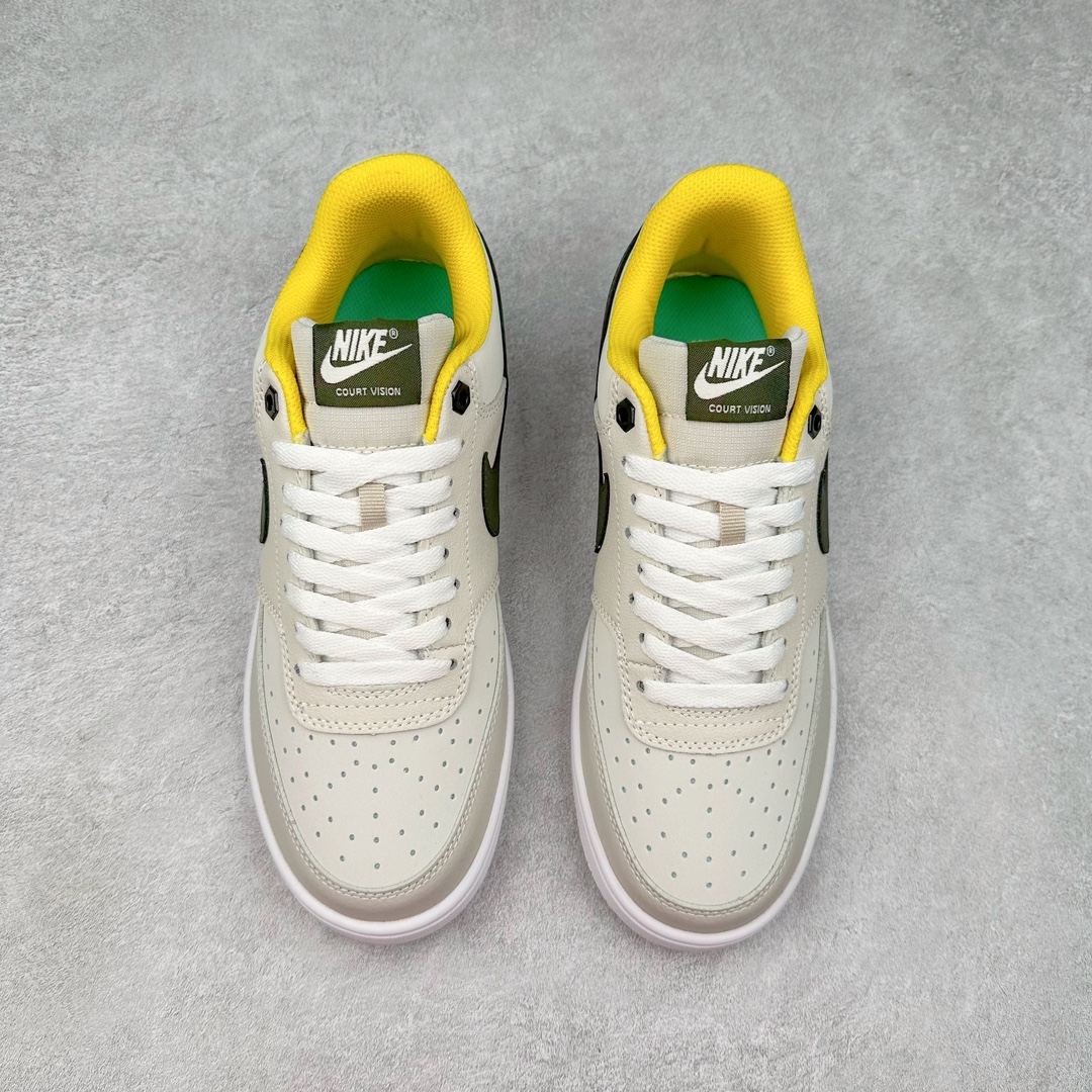 图片[2]-＃yh特价福利 NK Court Vision Low CV低帮复古百搭透气休闲运动板鞋 经典耐用的设计 兼顾舒适脚感和出众风范 演绎匠心之作 结构性的支撑贴合感结合复古篮球设计 塑就场外全明星风范 尺码：36 36.5 37.5 38 38.5 39 40 40.5 41 42 42.5 43 44 44.5 45-选品中心