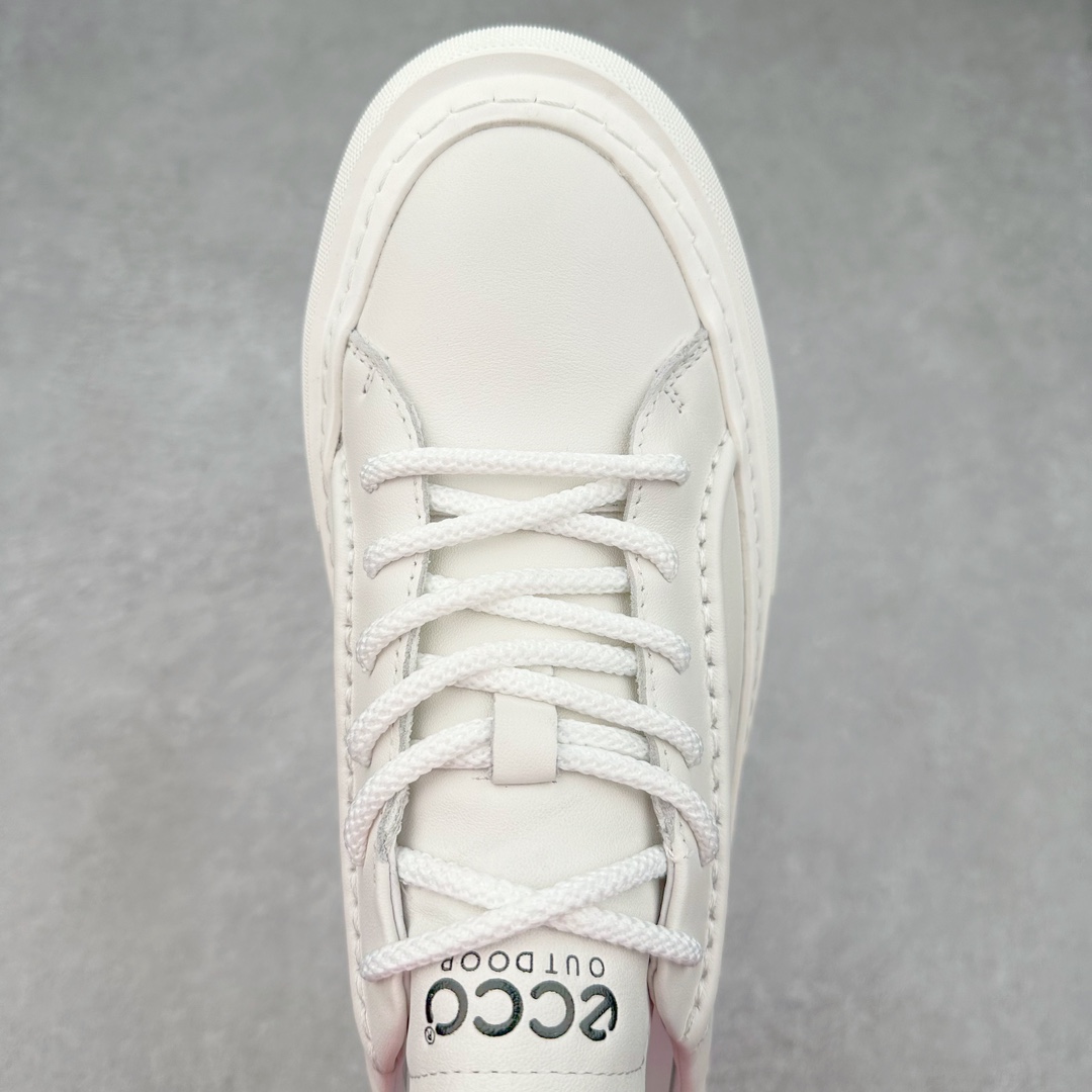 图片[4]-ECCO爱步男士休闲小白鞋 简单耐看清爽版型 百搭休闲板鞋 柔酷7号系列 鞋面采用进口小牛皮+透气头层猪皮内里 时尚个性 出街有型 简约系带设计 可自由调节松紧 鞋底采用高端顶级TPR环保科技材料 磨具贴合鞋底给你不一样的缓力性能 舒适 增强运动性 高端大气时尚不失稳重 休闲百搭 简约利落 尺码：38 39 40 41 42 43 44（皮鞋码）-选品中心