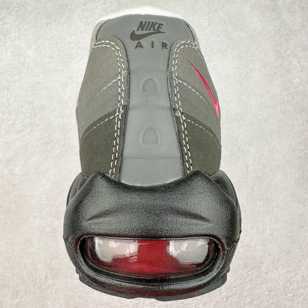 图片[8]-＃MX版 NK Air Max 95 复古减震气垫跑鞋 经典重温 DN8020-001 外单专供大厂出品 品质稳定 一百余色 终端操作 鞋款设计灵感源于人体构造 中底设计基于人体的脊柱构造 是整体设计的核心 尼龙孔眼代表了肋骨 而分层式面板和网眼象征着肌肉纤维和肉体组织 Air Max 95采用了两个独立的吹塑成型的Air-Sole单元 并首次在前掌使用可视化气垫设计 Swoosh logo夜当作一个 点符号放在了鞋子的后帮位置 20年的发展让 AIR MAX 95有了不同的故事 20年后再度面向世人的时候 焕然一新的面貌 让人有了另外一种清新脱俗的感觉 尺码：39 40 40.5 41 42 42.5 43 44 44.5 45 46 47.5 48-选品中心