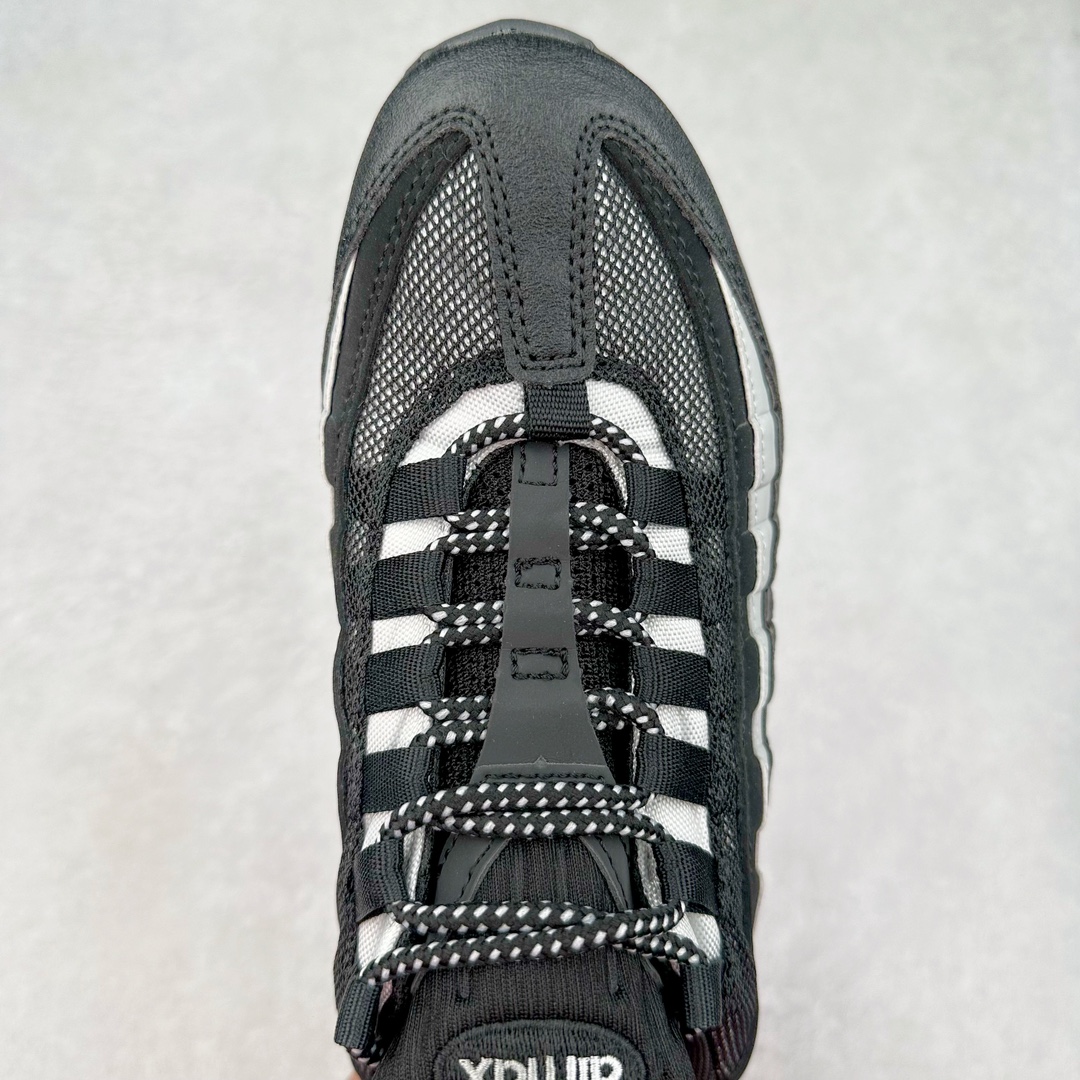 图片[4]-＃MX版 NK Air Max 95 复古减震气垫跑鞋 经典重温 CT1805-001 外单专供大厂出品 品质稳定 一百余色 终端操作 鞋款设计灵感源于人体构造 中底设计基于人体的脊柱构造 是整体设计的核心 尼龙孔眼代表了肋骨 而分层式面板和网眼象征着肌肉纤维和肉体组织 Air Max 95采用了两个独立的吹塑成型的Air-Sole单元 并首次在前掌使用可视化气垫设计 Swoosh logo夜当作一个 点符号放在了鞋子的后帮位置 20年的发展让 AIR MAX 95有了不同的故事 20年后再度面向世人的时候 焕然一新的面貌 让人有了另外一种清新脱俗的感觉 尺码：39 40 40.5 41 42 42.5 43 44 44.5 45 46 47.5 48-选品中心
