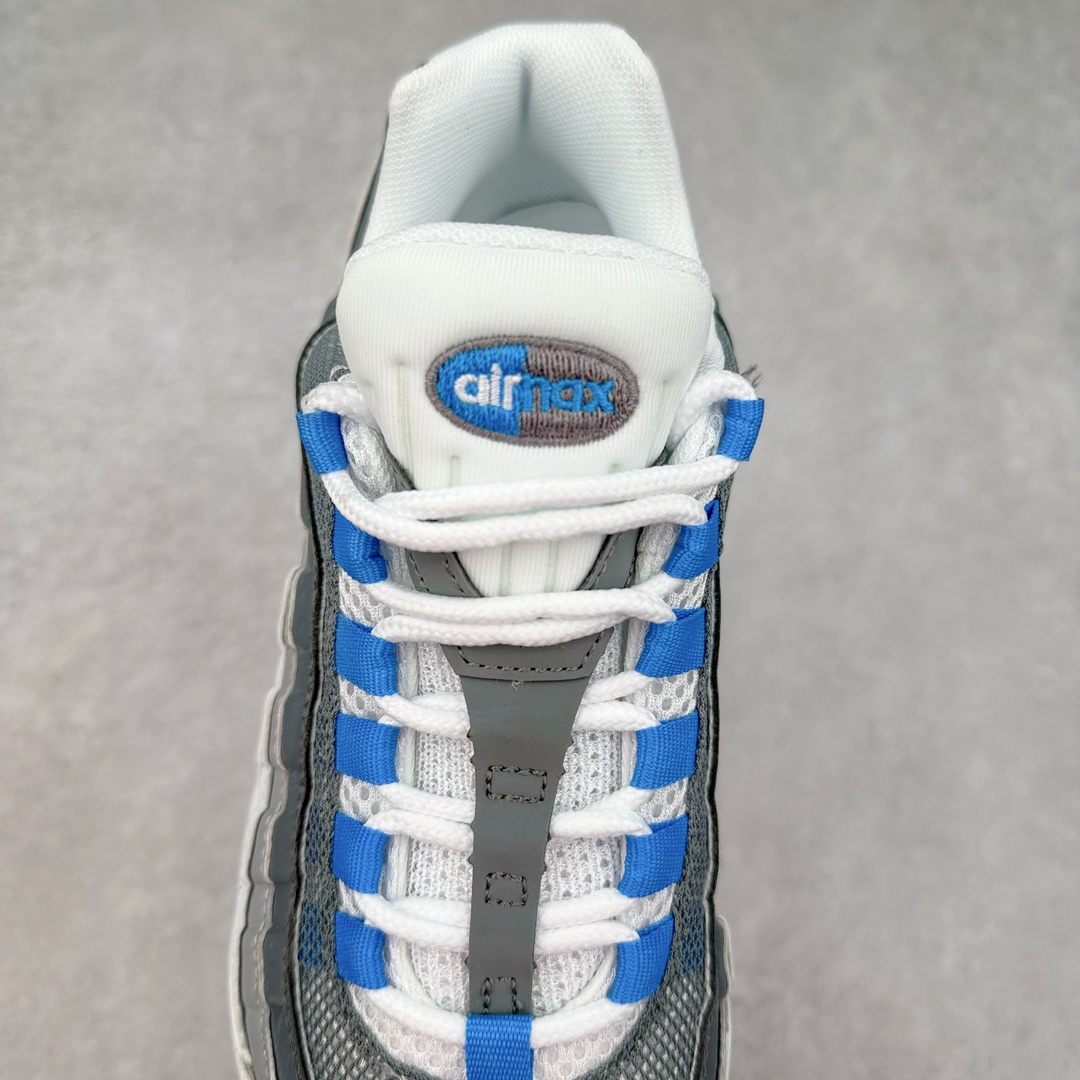 图片[5]-＃MX版 NK Air Max 95 复古减震气垫跑鞋 经典重温 609048-108 外单专供大厂出品 品质稳定 一百余色 终端操作 鞋款设计灵感源于人体构造 中底设计基于人体的脊柱构造 是整体设计的核心 尼龙孔眼代表了肋骨 而分层式面板和网眼象征着肌肉纤维和肉体组织 Air Max 95采用了两个独立的吹塑成型的Air-Sole单元 并首次在前掌使用可视化气垫设计 Swoosh logo夜当作一个 点符号放在了鞋子的后帮位置 20年的发展让 AIR MAX 95有了不同的故事 20年后再度面向世人的时候 焕然一新的面貌 让人有了另外一种清新脱俗的感觉 尺码：39 40 40.5 41 42 42.5 43 44 44.5 45 46 47.5 48-选品中心