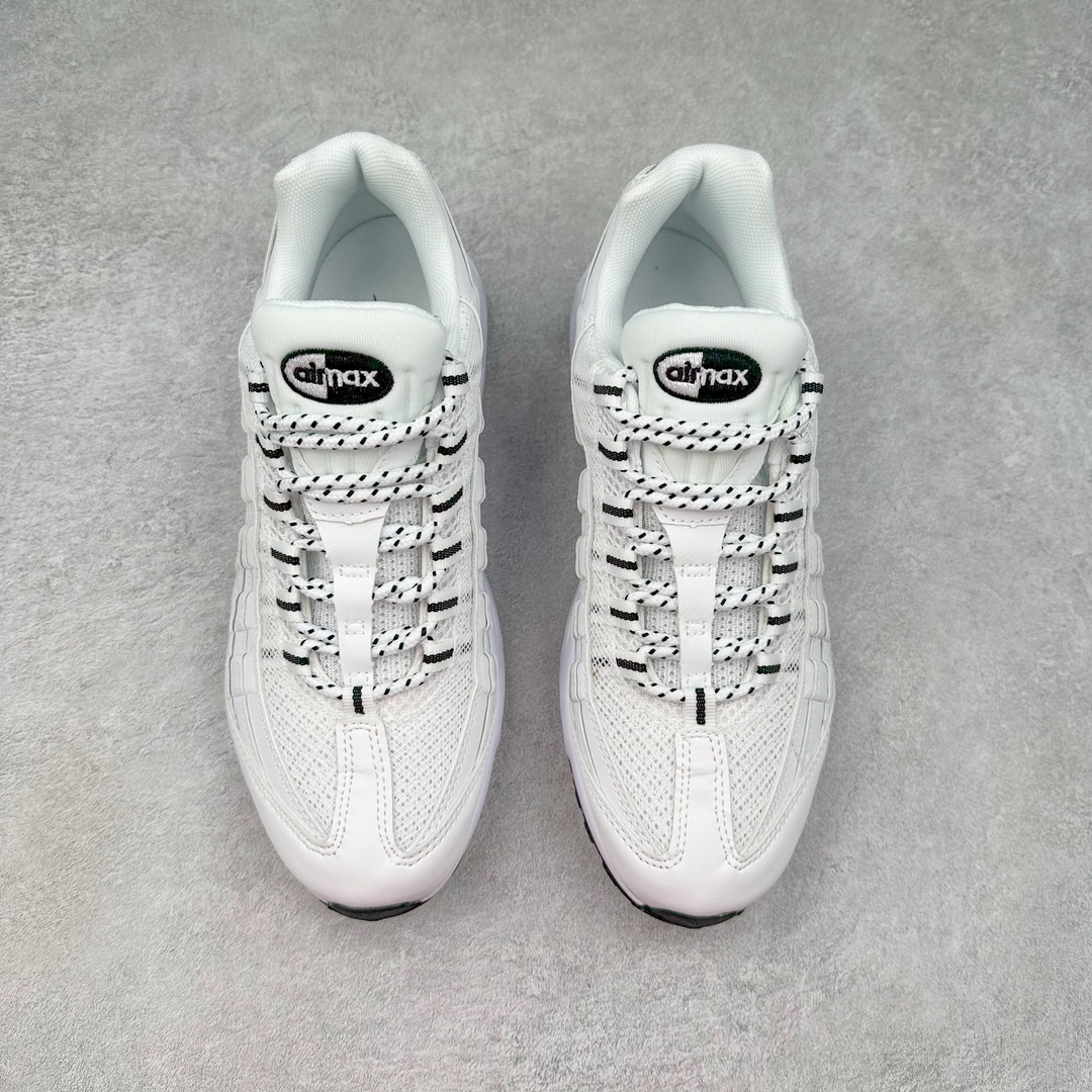 图片[2]-＃MX版 NK Air Max 95 复古减震气垫跑鞋 经典重温 609048-109 外单专供大厂出品 品质稳定 一百余色 终端操作 鞋款设计灵感源于人体构造 中底设计基于人体的脊柱构造 是整体设计的核心 尼龙孔眼代表了肋骨 而分层式面板和网眼象征着肌肉纤维和肉体组织 Air Max 95采用了两个独立的吹塑成型的Air-Sole单元 并首次在前掌使用可视化气垫设计 Swoosh logo夜当作一个 点符号放在了鞋子的后帮位置 20年的发展让 AIR MAX 95有了不同的故事 20年后再度面向世人的时候 焕然一新的面貌 让人有了另外一种清新脱俗的感觉 尺码：39 40 40.5 41 42 42.5 43 44 44.5 45 46 47.5 48-选品中心