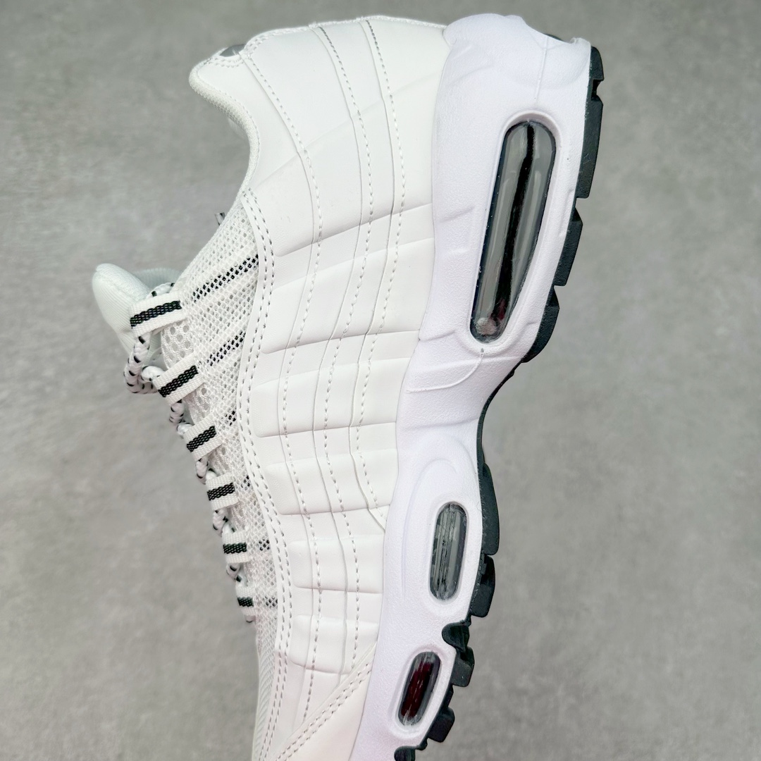 图片[7]-＃MX版 NK Air Max 95 复古减震气垫跑鞋 经典重温 609048-109 外单专供大厂出品 品质稳定 一百余色 终端操作 鞋款设计灵感源于人体构造 中底设计基于人体的脊柱构造 是整体设计的核心 尼龙孔眼代表了肋骨 而分层式面板和网眼象征着肌肉纤维和肉体组织 Air Max 95采用了两个独立的吹塑成型的Air-Sole单元 并首次在前掌使用可视化气垫设计 Swoosh logo夜当作一个 点符号放在了鞋子的后帮位置 20年的发展让 AIR MAX 95有了不同的故事 20年后再度面向世人的时候 焕然一新的面貌 让人有了另外一种清新脱俗的感觉 尺码：39 40 40.5 41 42 42.5 43 44 44.5 45 46 47.5 48-选品中心