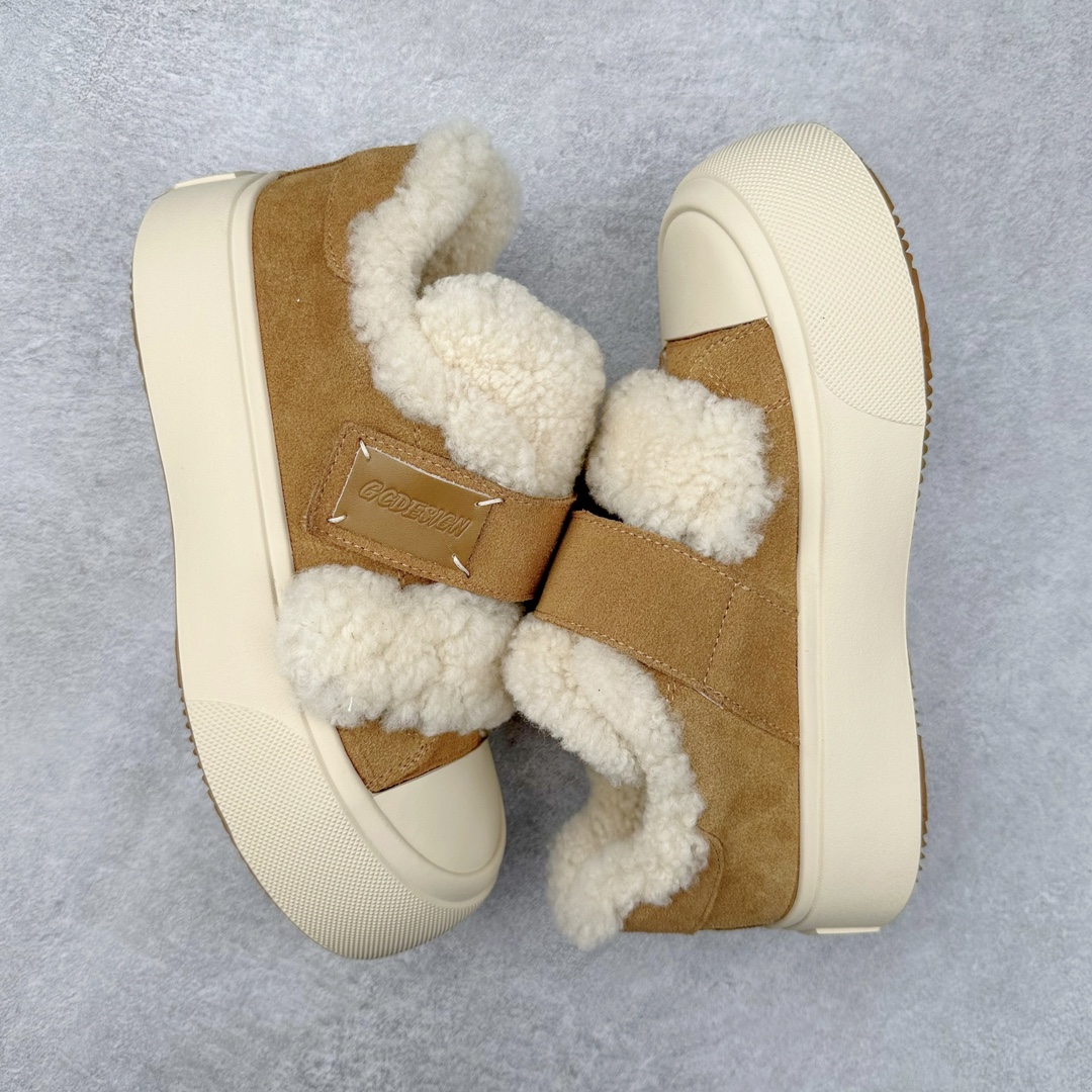 图片[3]-GG-CC 赵露思 秋冬羊毛雪地毛毛鞋 #秋冬保暖好物 真羊毛加绒魔术贴板鞋 冬天拥这双毛毛鞋就足够了! 小红书爆款 河南隆丰皮料生产 真羊毛内里 轻便舒适 非假绒 冬季保暖外出 家居都是很适合的选择 4.5cm增高 橡胶大底!耐磨秒变大长腿 GGcc厚底增高简直就是小个子的快乐 货号：G23Y6905 尺码：35 36 37 38 39 40 ​-选品中心