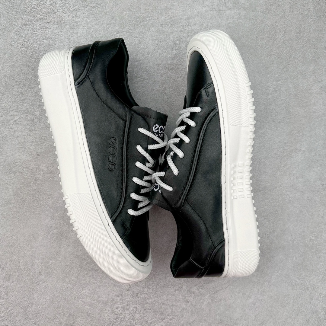 图片[3]-ECCO爱步男士休闲小白鞋 简单耐看清爽版型 百搭休闲板鞋 柔酷7号系列 鞋面采用进口小牛皮+透气头层猪皮内里 时尚个性 出街有型 简约系带设计 可自由调节松紧 鞋底采用高端顶级TPR环保科技材料 磨具贴合鞋底给你不一样的缓力性能 舒适 增强运动性 高端大气时尚不失稳重 休闲百搭 简约利落 尺码：38 39 40 41 42 43 44（皮鞋码）-选品中心