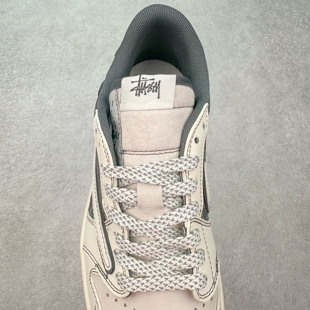 图片[5]-TS x Air Jordan AJ1 Low 倒钩低帮联名定制配色 SJ2068-123 原厂内置气垫魔块 A模大底 头层小牛皮 鞋舌AJ原厂专用牛津布+AJ专用反口珍珠布+原厂无杂质高弹内里海棉+特殊封边弹力鞋带 尺码：36 36.5 37.5 38 38.5 39 40 40.5 41 42 42.5 43 44 44.5 45 46 47.5-选品中心