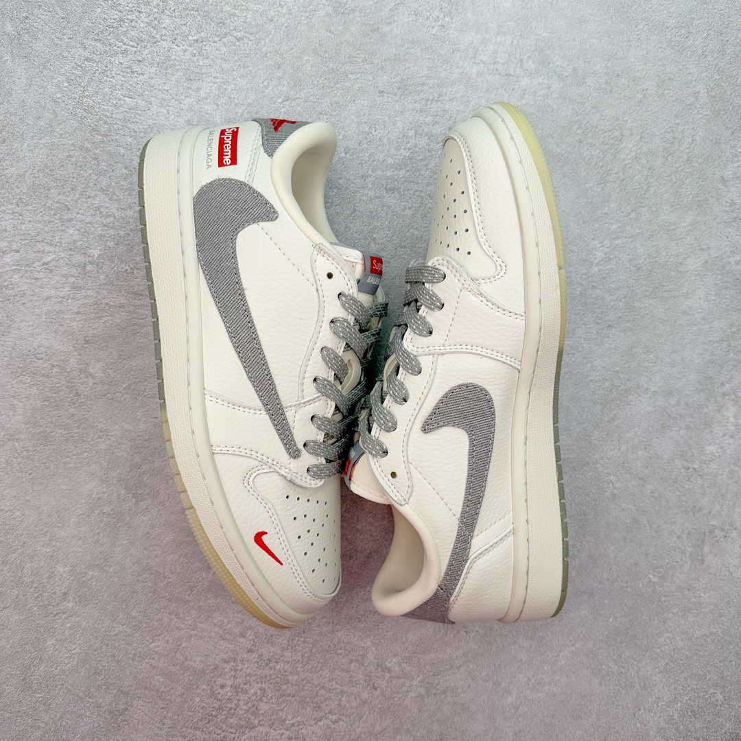 图片[3]-TS x Air Jordan AJ1 Low 倒钩低帮联名定制配色 JH6088-705 原厂内置气垫魔块 A模大底 头层小牛皮 鞋舌AJ原厂专用牛津布+AJ专用反口珍珠布+原厂无杂质高弹内里海棉+特殊封边弹力鞋带 尺码：36 36.5 37.5 38 38.5 39 40 40.5 41 42 42.5 43 44 44.5 45 46 47.5-选品中心