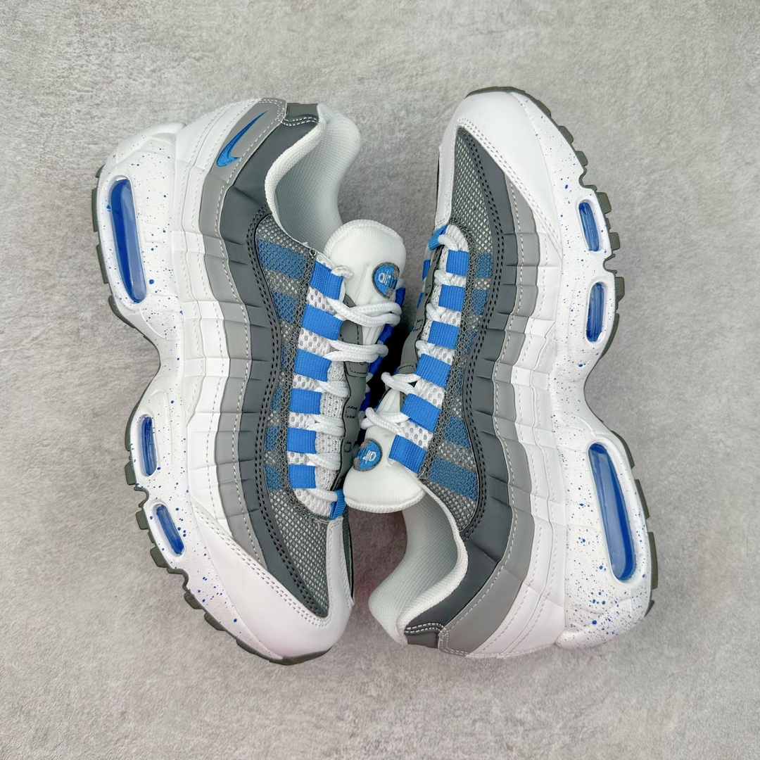 图片[3]-＃MX版 NK Air Max 95 复古减震气垫跑鞋 经典重温 609048-108 外单专供大厂出品 品质稳定 一百余色 终端操作 鞋款设计灵感源于人体构造 中底设计基于人体的脊柱构造 是整体设计的核心 尼龙孔眼代表了肋骨 而分层式面板和网眼象征着肌肉纤维和肉体组织 Air Max 95采用了两个独立的吹塑成型的Air-Sole单元 并首次在前掌使用可视化气垫设计 Swoosh logo夜当作一个 点符号放在了鞋子的后帮位置 20年的发展让 AIR MAX 95有了不同的故事 20年后再度面向世人的时候 焕然一新的面貌 让人有了另外一种清新脱俗的感觉 尺码：39 40 40.5 41 42 42.5 43 44 44.5 45 46 47.5 48-选品中心