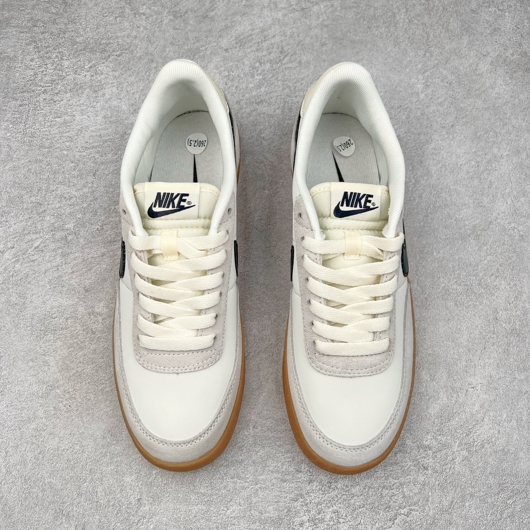 图片[2]-＃yh特价福利 J.Crew x NK Killshot II Leather 联名复古板鞋 采用米白色皮革制作鞋身 Swoosh 点缀其中 最后搭载棕色生胶大底 流露出满满的复古气气息 尺码：36 36.5 37.5 38 38.5 39 40 40.5 41 42 42.5 43 44 44.5 45-选品中心