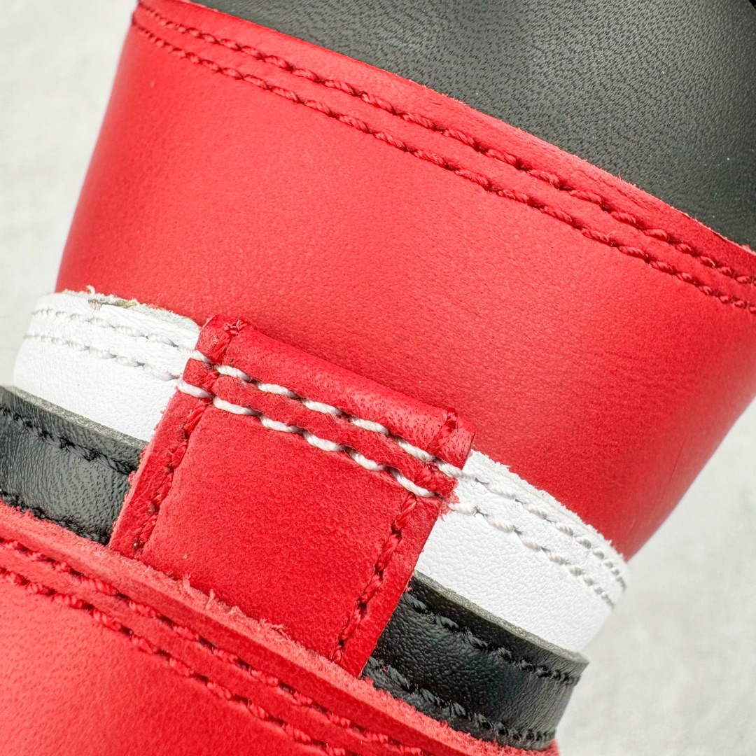 图片[19]-＃Ljr特供 Air Jordan AJ1 Retro High 新黑脚趾2024 DZ5485-106 全新改良批次 圈内最强倒钩系列 恪守真诚 承诺混一赔十 高端零售裸鞋圈特供批次 SZ原厂全套原楦原纸板冲刀磨具开发 原厂皮料加持 原厂港宝加持定型后跟R度完美 同源原厂电绣 飞翼针数密度立体效果一致 百分百一致原鞋 原厂拉帮工艺 针距密度一致 后跟弧度收口自然不对折 极致一眼正品既视感 进口玻璃冲刀皮料裁剪零毛边 全鞋电脑针车工艺 品控清洁度最高QC检验标准 免检产品 原厂订购鞋盒、鞋标、防尘纸、鞋撑、鞋带 追求极致的原厂味道 尺码：40.5 41 42 42.5 43 44 44.5 45 46 47.5 48.5-选品中心
