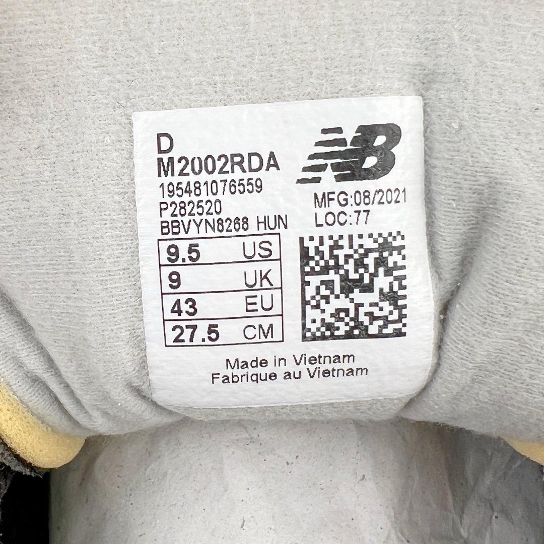 图片[17]-＃M纯原 New Balance M2002RDA 云雨灰 NB新百伦潮流复古织物皮革减震防滑耐磨轻便低帮跑步鞋 原档数据独立私模大底 唯一正确六层组合大底 RB前软后硬 百分百还原原鞋脚感 基于市场现有版本全新升级调整 NB市场最强产物 全网最全配色加持 全套原楦原纸板原厂数据开发 全鞋电脑针车加持 原厂网布 原装进口头层翻毛皮料正确绒感卡色 正确中底拉帮中底网布细节 一比一手工擦旧效果 冲裁组合 匠心打造 耗时两个月开发完成 工艺极其复杂难度可想而知 高端零售专供产物 尺码：36 37 37.5 38 38.5 39.5 40 40.5 41.5 42 42.5 43 44 44.5 45 45.5 46.5 47-选品中心