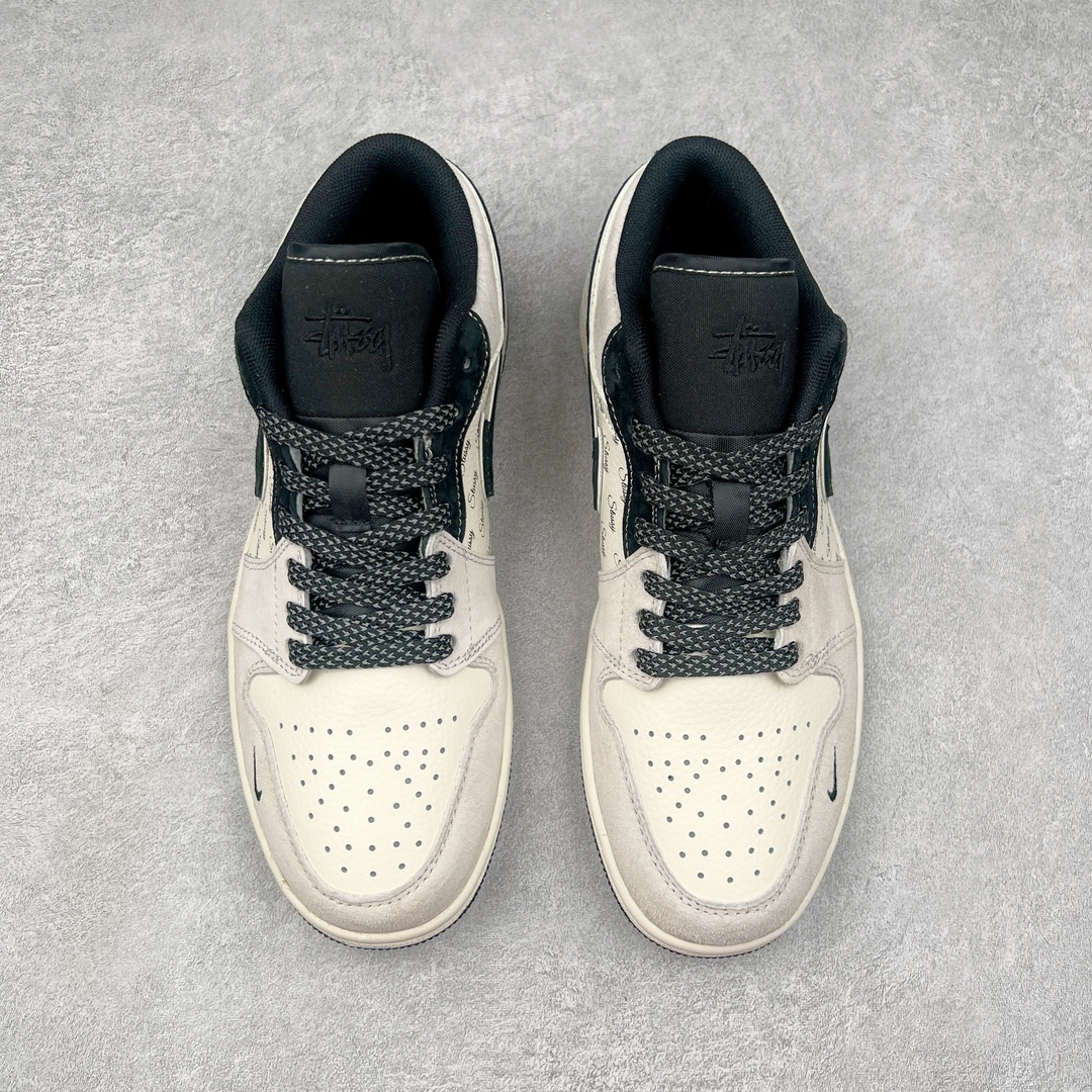 图片[2]-Air Jordan AJ1 Low 低帮系列定制配色 SJ9950-026 原厂内置气垫魔块 A模大底 头层小牛皮 鞋舌AJ原厂专用牛津布+AJ专用反口珍珠布+原厂无杂质高弹内里海棉+特殊封边弹力鞋带 尺码：36 36.5 37.5 38 38.5 39 40 40.5 41 42 42.5 43 44 44.5 45 46-选品中心