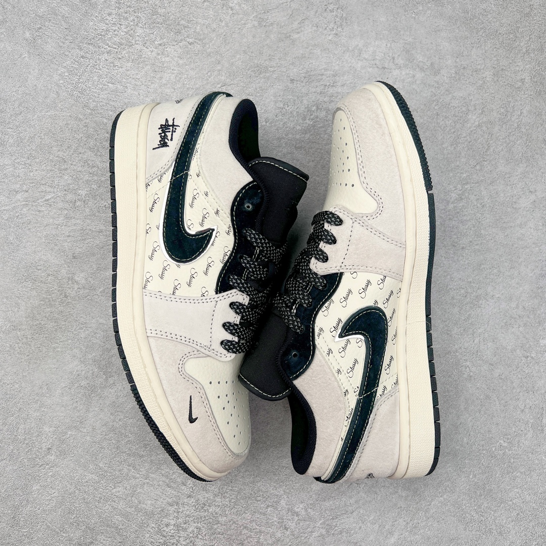 图片[3]-Air Jordan AJ1 Low 低帮系列定制配色 SJ9950-026 原厂内置气垫魔块 A模大底 头层小牛皮 鞋舌AJ原厂专用牛津布+AJ专用反口珍珠布+原厂无杂质高弹内里海棉+特殊封边弹力鞋带 尺码：36 36.5 37.5 38 38.5 39 40 40.5 41 42 42.5 43 44 44.5 45 46-选品中心
