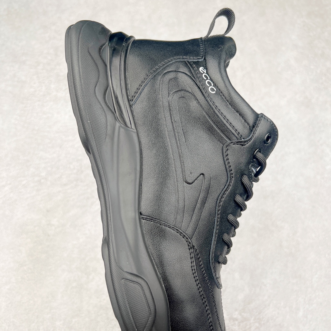 图片[6]-Ecco爱步潮流男鞋2024秋季秋冬款街头潮搭休闲鞋 男款百搭鞋 街头系列新品 工艺牛皮鞋面 挺阔有型纹理清晰 柔韧耐穿 功能性鞋扣让系带更加贴合脚型 自由调节松紧，方便快捷 个性后鞋尾 凸显潮流新元素PU橡胶大底 柔韧耐穿防滑 助力日常舒适穿行 尺码：39-44-选品中心