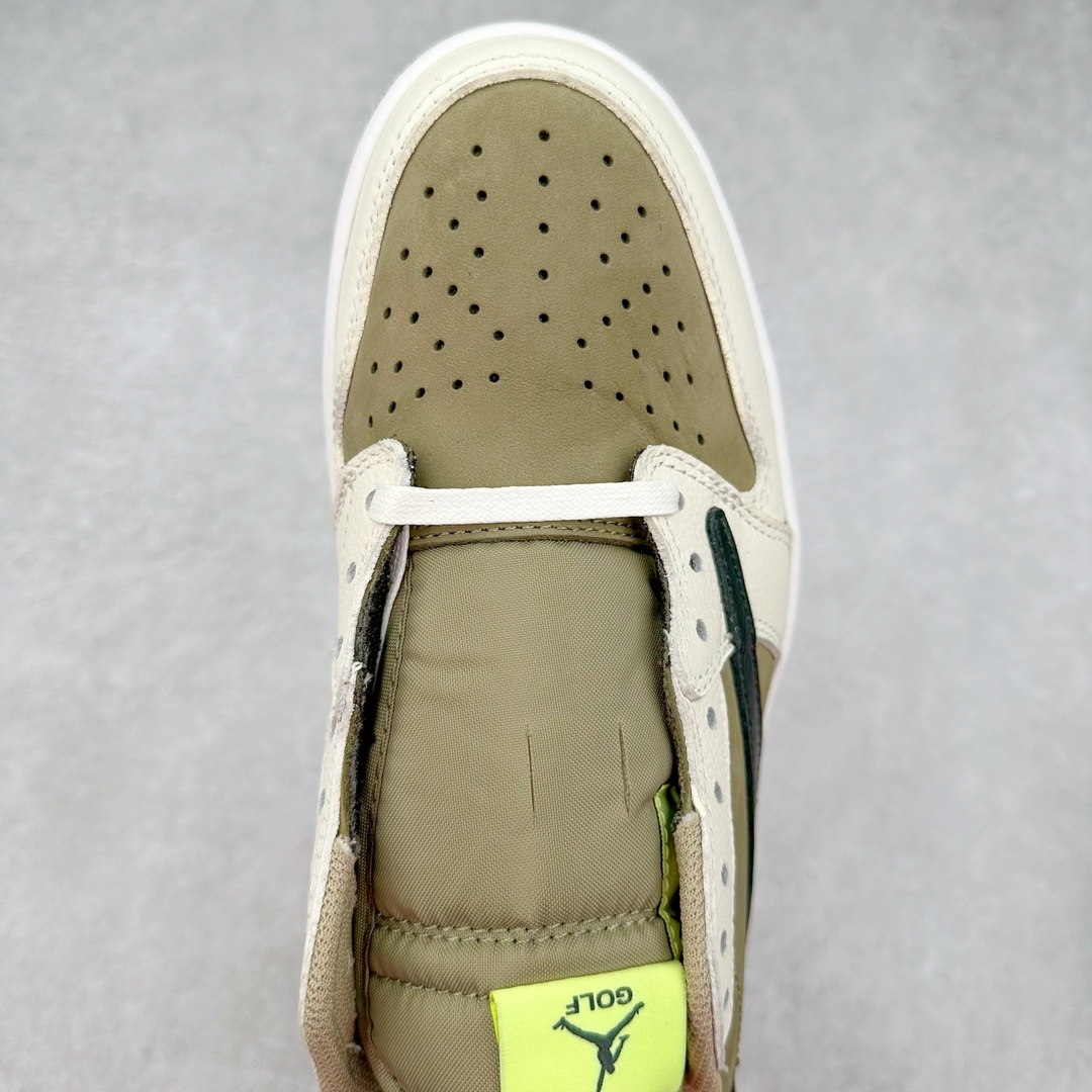 图片[4]-＃福利特价 Travis Scott x Air Jordan AJ1 Low OG SP TS联名倒钩低帮 外贸特供批次 全套原纸板楦头开发 确保原汁原味 完美呈现一代版型 一比一鞋头弧度高度鞋身弧度 此版本只针对中端市场 细节品控鞋型随意秒杀市面同价位 鞋型完美 不臃肿别扭 头层皮料加持 用料绝不含糊 进口玻璃冲刀皮料裁剪零毛边 电脑针车工艺 超高鞋面清洁度 最高QC检验标准 控制溢胶瑕疵 原盒原配 飞翼3D高频深度立体 工艺方面大到整体鞋型 漏斗收腰 底线拉帮 LOGO立体程度 小到针眼排布 载片对称 冲孔效果 鞋标规范 鞋垫背胶等等 无一不是口碑收割 每双都是一个回头客 尺码：36 36.5 37.5 38 38.5 39 40 40.5 41 42 42.5 43 44 44.5 45 46 47.5-选品中心