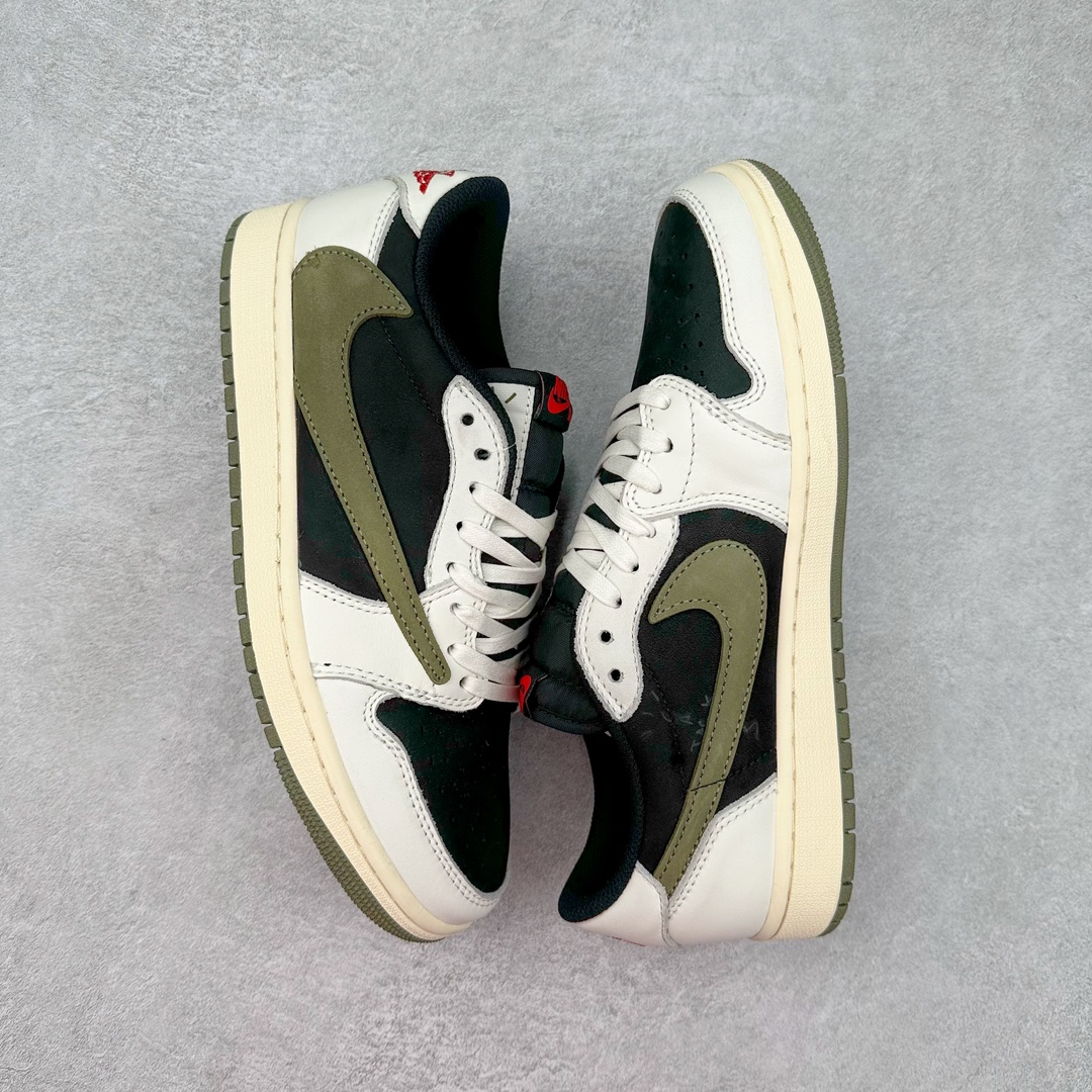 图片[3]-＃福利特价 Travis Scott x Air Jordan AJ1 Low OG SP TS联名倒钩低帮 外贸特供批次 全套原纸板楦头开发 确保原汁原味 完美呈现一代版型 一比一鞋头弧度高度鞋身弧度 此版本只针对中端市场 细节品控鞋型随意秒杀市面同价位 鞋型完美 不臃肿别扭 头层皮料加持 用料绝不含糊 进口玻璃冲刀皮料裁剪零毛边 电脑针车工艺 超高鞋面清洁度 最高QC检验标准 控制溢胶瑕疵 原盒原配 飞翼3D高频深度立体 工艺方面大到整体鞋型 漏斗收腰 底线拉帮 LOGO立体程度 小到针眼排布 载片对称 冲孔效果 鞋标规范 鞋垫背胶等等 无一不是口碑收割 每双都是一个回头客 尺码：36 36.5 37.5 38 38.5 39 40 40.5 41 42 42.5 43 44 44.5 45 46 47.5-选品中心