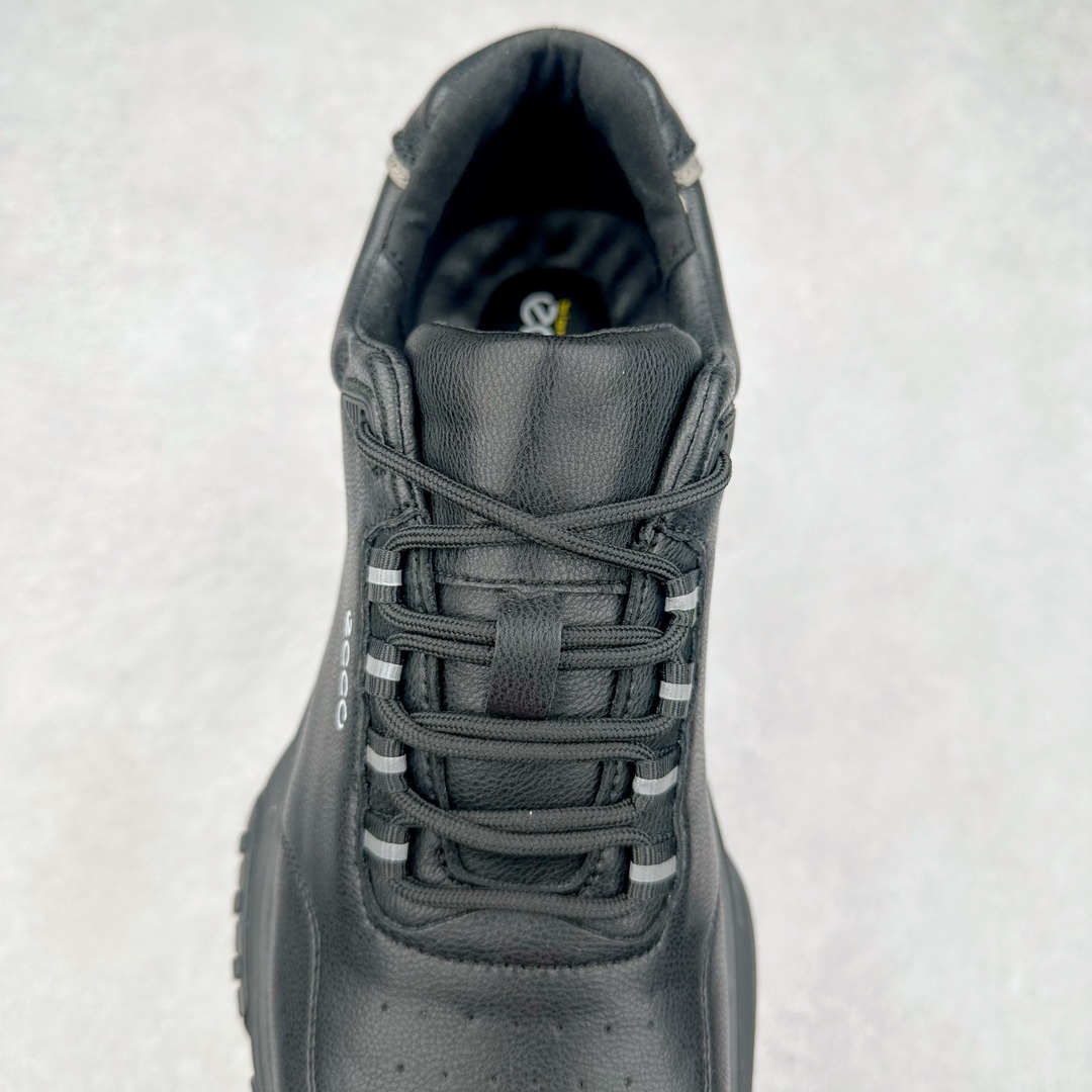 图片[5]-Ecco爱步潮流男鞋2024秋季秋冬款街头潮搭休闲鞋 男款百搭鞋 街头系列新品 工艺牛皮鞋面 挺阔有型纹理清晰 柔韧耐穿 功能性鞋扣让系带更加贴合脚型 自由调节松紧，方便快捷 个性后鞋尾 凸显潮流新元素PU橡胶大底 柔韧耐穿防滑 助力日常舒适穿行 尺码：39-44-选品中心