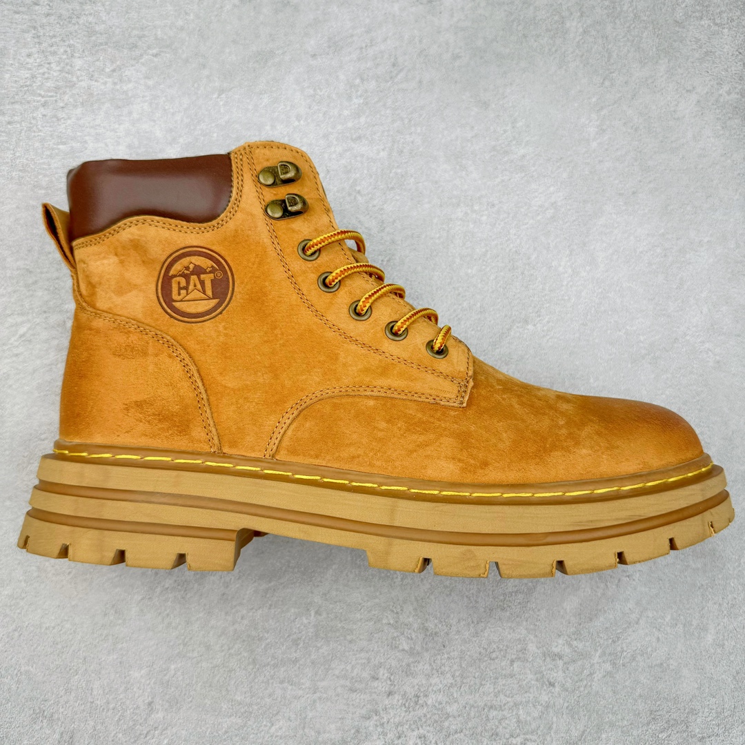 ＃特价福利 CAT卡特 硬汉推土机品牌经典百搭户外休闲大黄靴系列 广东大厂品质 24ss秋冬新款 常年主打 时尚潮流搭配 面料釆用意大利进口磨砂牛皮 全鞋真牛皮材料 大底到五金都是代工厂原材料制作 好货不杀猪 首单质量严格把控 全套官网统一包装 今年冬季防寒户外专用 日常随意搭配 型男必备 尺码：38 39 40 41 42 43 44 (偏大一码)-选品中心