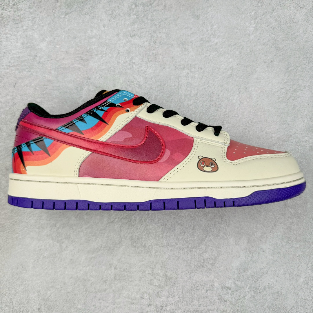 图片[3]-＃特价福利 NK Dunk Low 海外定制配色 大厂出品 极力推荐 原装头层材料 独家版型蒸餾加工帶來的是更好的视觉和脚感体验大厂纯原品质出货 清洁度 电绣工艺 皮料切割干净无任何毛边 细节完美 尺码：36 36.5 37.5 38 38.5 39 40 40.5 41 42 42.5 43 44 44.5 45 46-选品中心