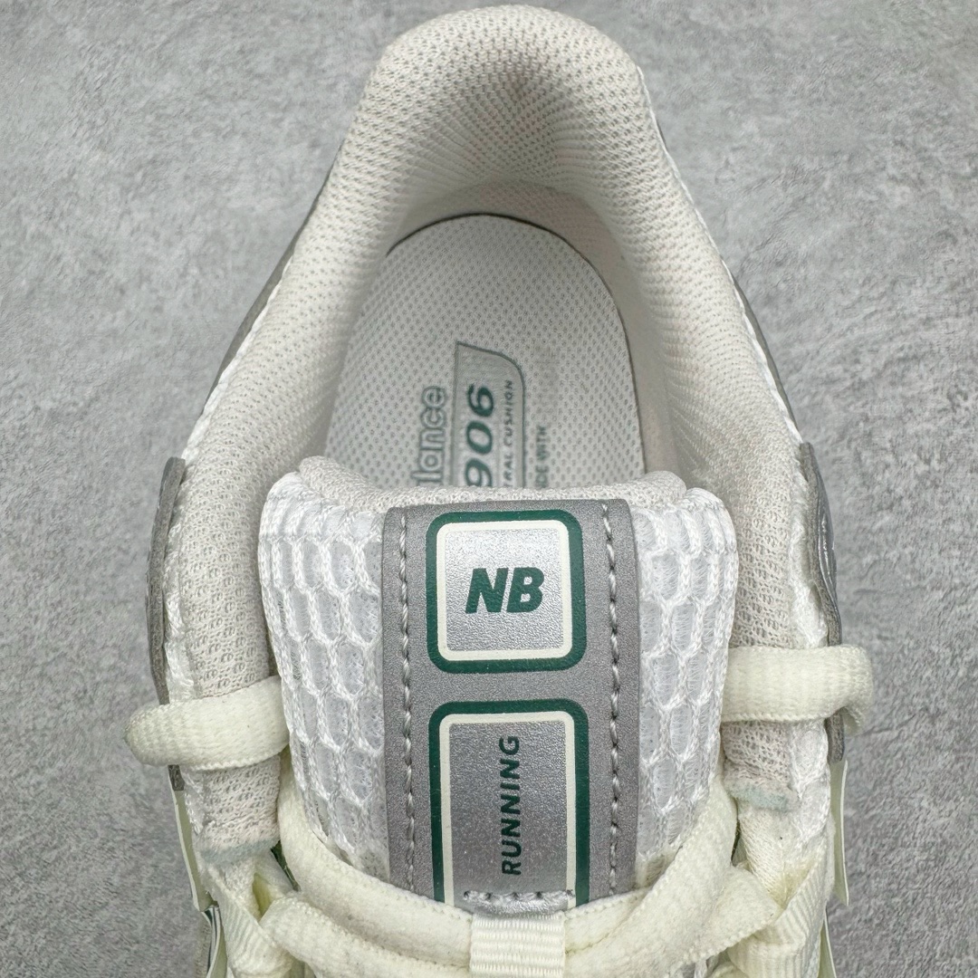 图片[13]-＃M纯原 New Balance M1906REE 白绿 NB新百伦潮流复古织物皮革减震防滑耐磨轻便低帮跑步鞋 原档数据独立私模大底 唯一正确六层组合大底 RB前软后硬 百分百还原原鞋脚感 基于市场现有版本全新升级调整 NB市场最强产物 全网最全配色加持 全套原楦原纸板原厂数据开发 全鞋电脑针车加持 原厂网布 原装进口头层翻毛皮料正确绒感卡色 正确中底拉帮中底网布细节 一比一手工擦旧效果 冲裁组合 匠心打造 耗时两个月开发完成 工艺极其复杂难度可想而知 高端零售专供产物 尺码：36 37 37.5 38 38.5 39.5 40 40.5 41.5 42 42.5 43 44 44.5 45 45.5 46.5 47-选品中心