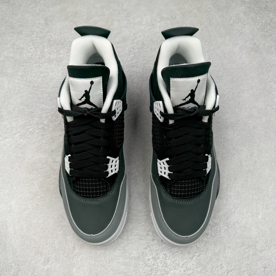 图片[2]-＃KZ神版 Air Jordan AJ4 Retro \\\” Fear \\\” 黑白恐惧 复刻2024版 FQ8138-002 独家外贸特供尺码含 45.5 49.5 50.5 国内外口碑最好最推荐的产品 市场中端王者 亲自操刀耗时半年巨作 全套原纸板楦头开发 确保原汁原味 完美呈现四代版型 一比一鞋头弧度高度鞋身弧度 此版本只针对中端市场 皮料材质有所更替 其他数据细节工艺流程均保持一致 绝不口嗨 细节品控鞋型随意秒杀市面3XX 4XX 原厂TPU网格鞋带扣 正确内里网布 菱角分明不变形无多余毛边 柔软性质感一致于原鞋 市场唯一原厂鞋扣模具 背面可见隐藏注塑口 原厂织唛标 原厂飞人电绣工艺 尾指中部跳三针 独家绑鞋带手法 印刷中底布 四线拉帮 米色美纹纸贴合固定 进口港宝加持 后跟自然饱满 全鞋荧光划线卡点 追求极致完美 每一双都是工艺品 多重QC质检 超越公司货的品控标准 实实在在的免检产品 尺码：40 40.5 41 42 42.5 43 44 44.5 45 45.5 46 47.5 48.5 49.5 50.5-选品中心